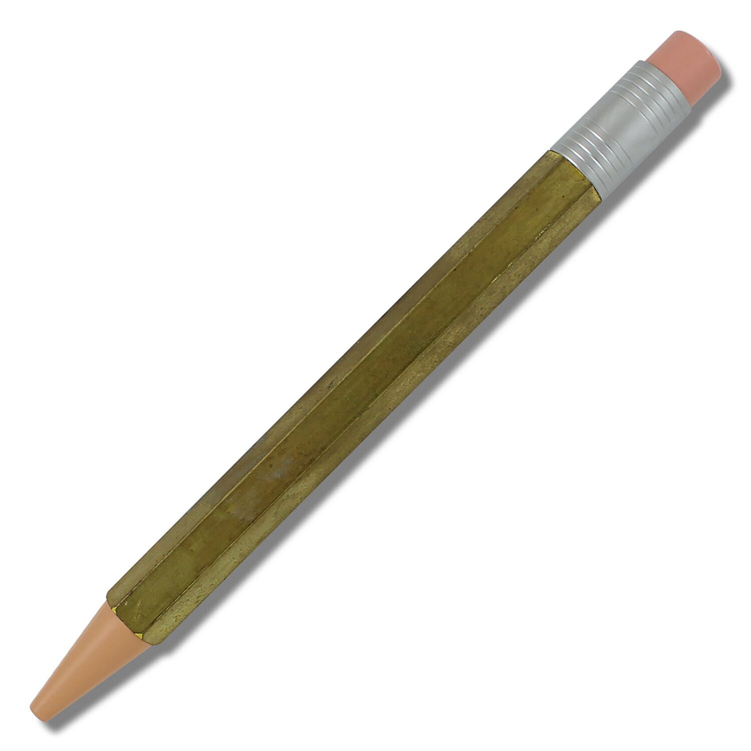 Acme #2 (Number Two) Raw Brass Barrel Color Test Retractable Roller Ball Pen PACME2RR2, MPN: PACME2…