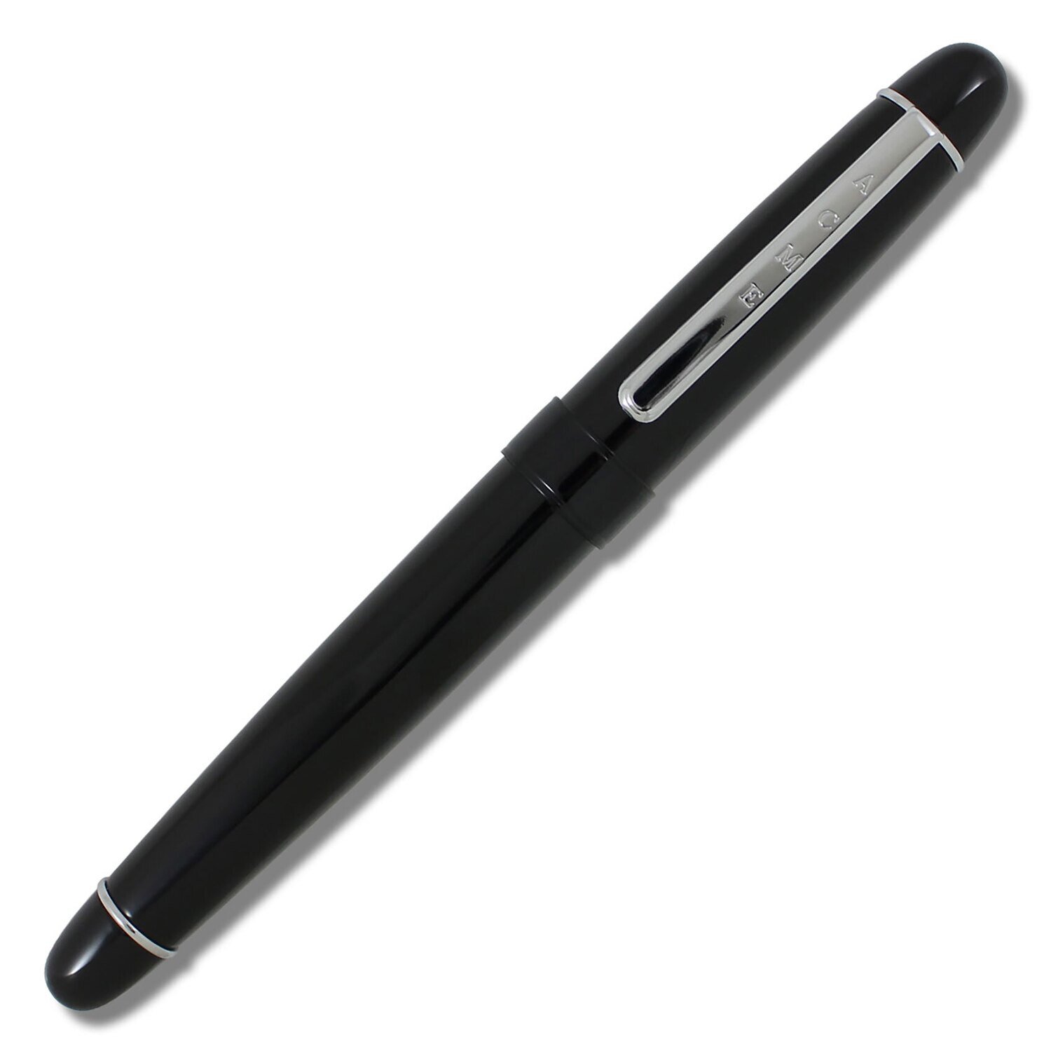 Acme Gloss Black Chrome Clip &amp; Washers Color Test Roller Ball Pen PBLACK07R, MPN: PBLACK07R