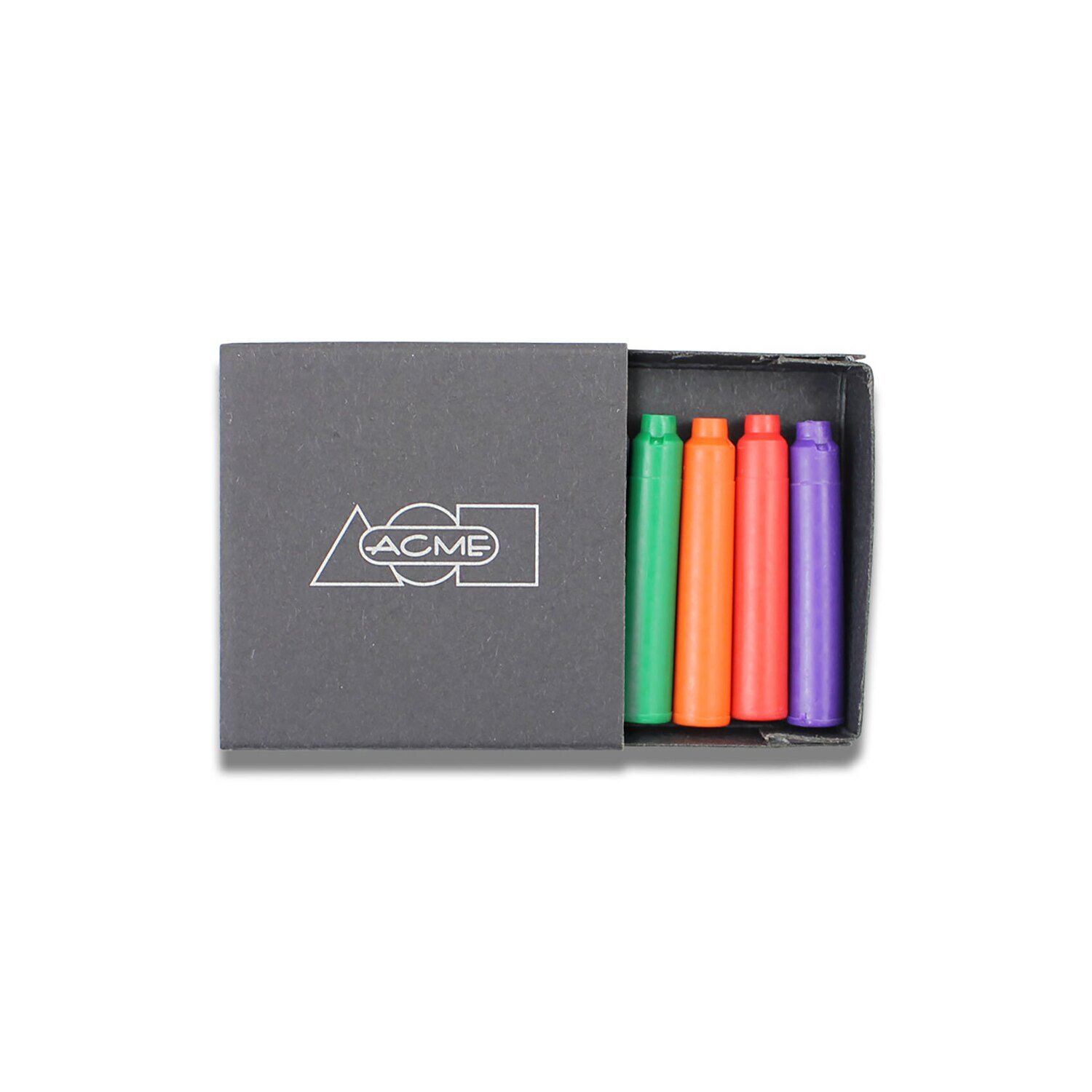 Acme Acme Fountain Pen Cartridge Rainbow 6Pk PREFCARTBOW