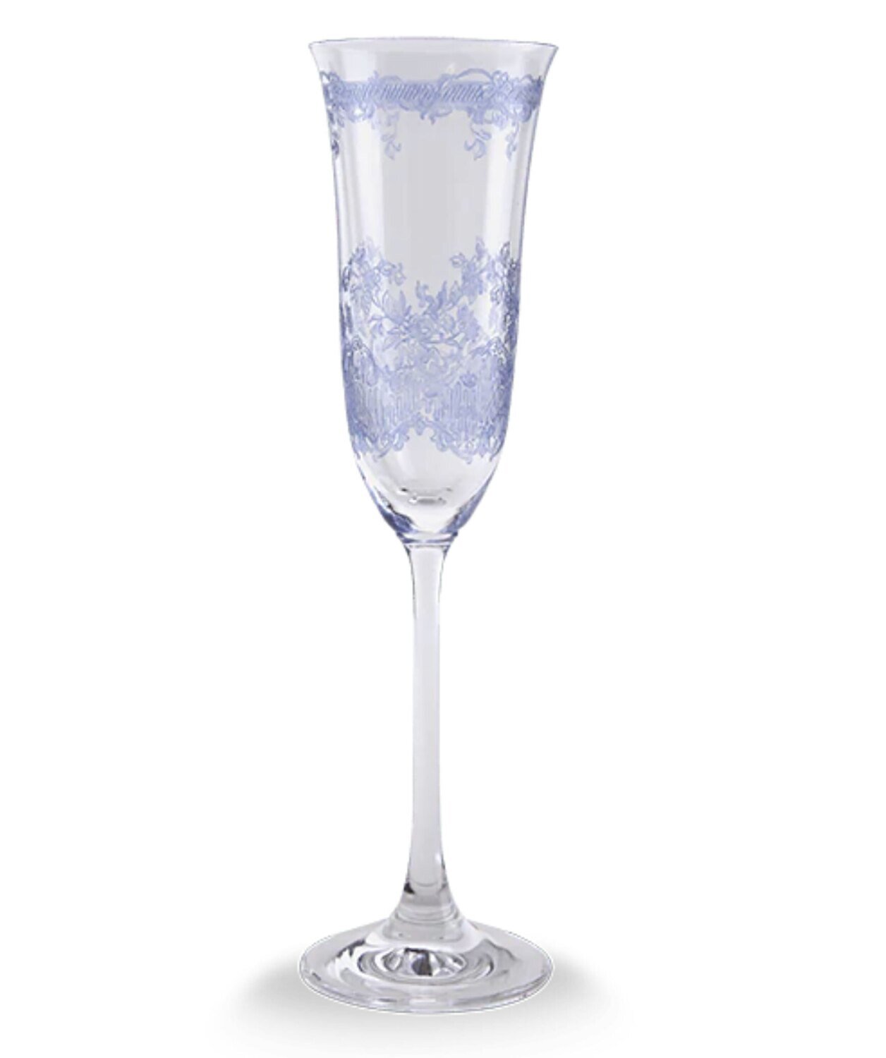 Arte Italica Giardino Blue Champagne Flute GIA58B