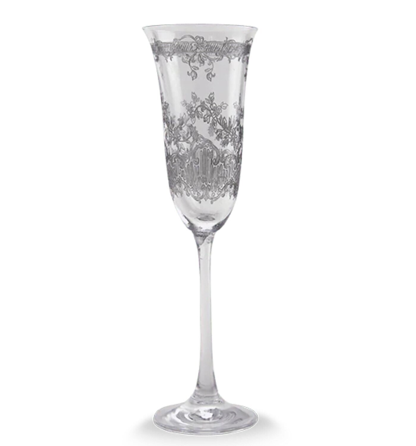 Arte Italica Giardino Grey Champagne Flute GIA58GR