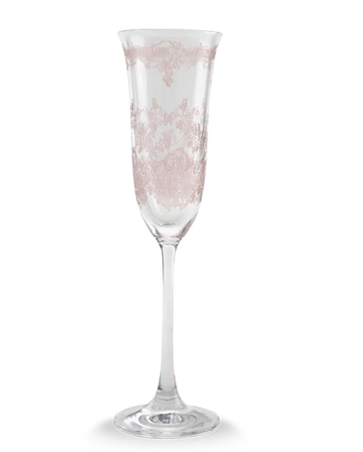 Arte Italica Giardino Pink Champagne Flute GIA58P