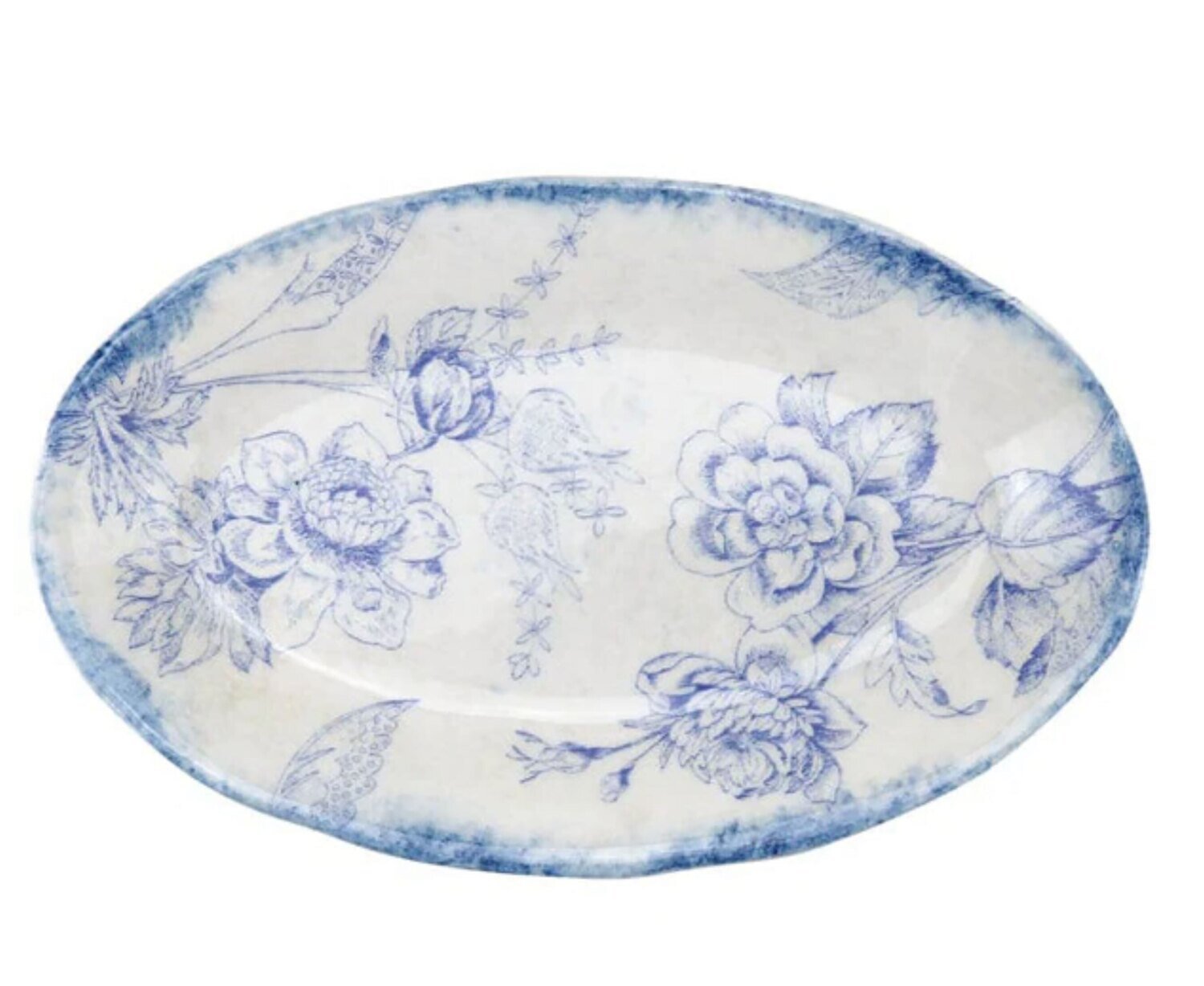 Arte Italica Giulietta Blue Small Oval Dish GIU6831B