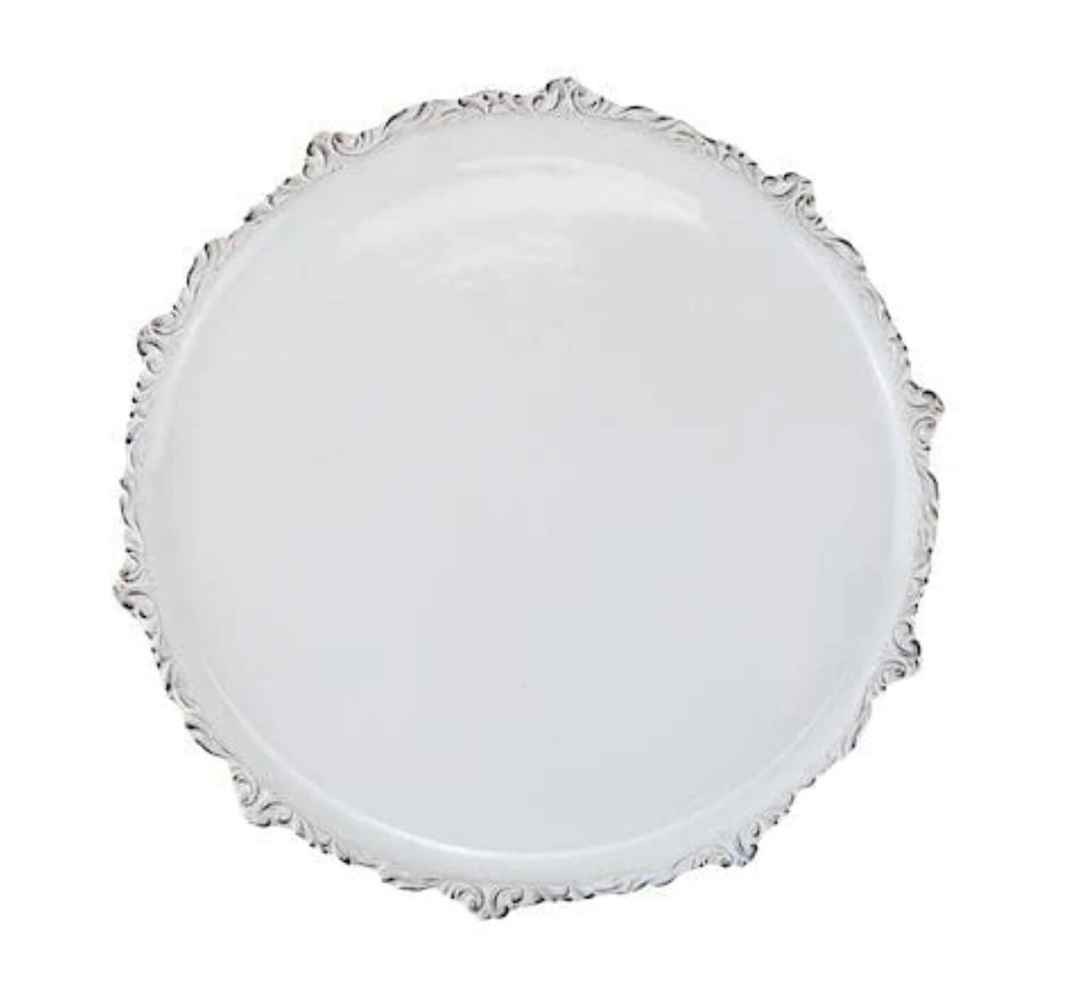 Arte Italica Renaissance Imperial White Salad Dessert Plate IMP602W