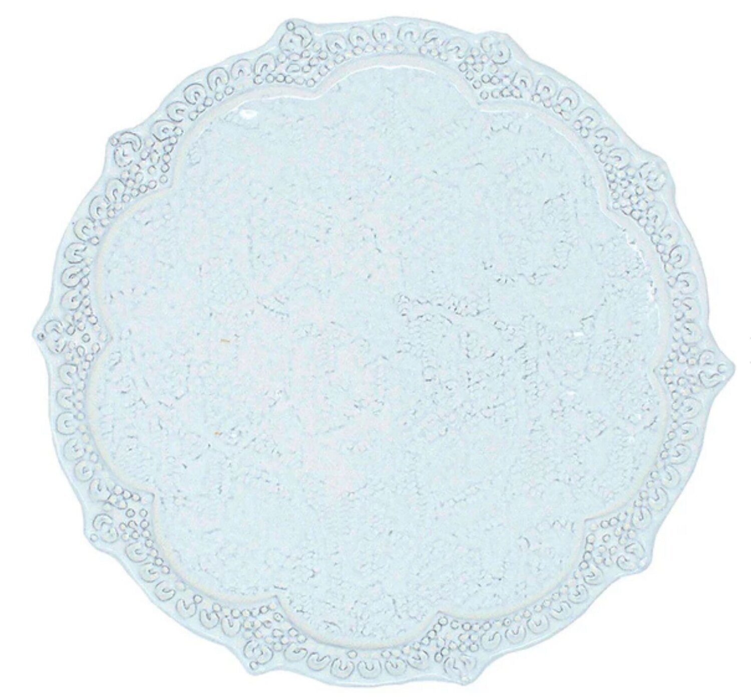 Arte Italica Merletto White Canape Plate MER8116W
