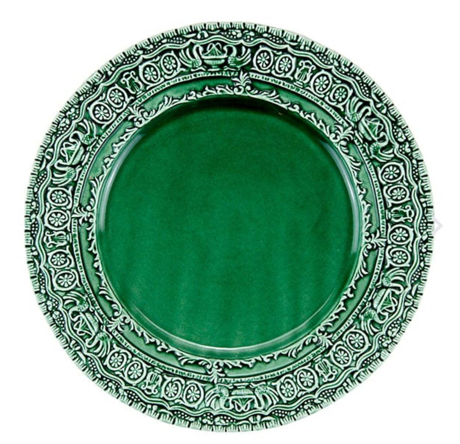 Arte Italica Renaissance Italian Green Charger REN500G