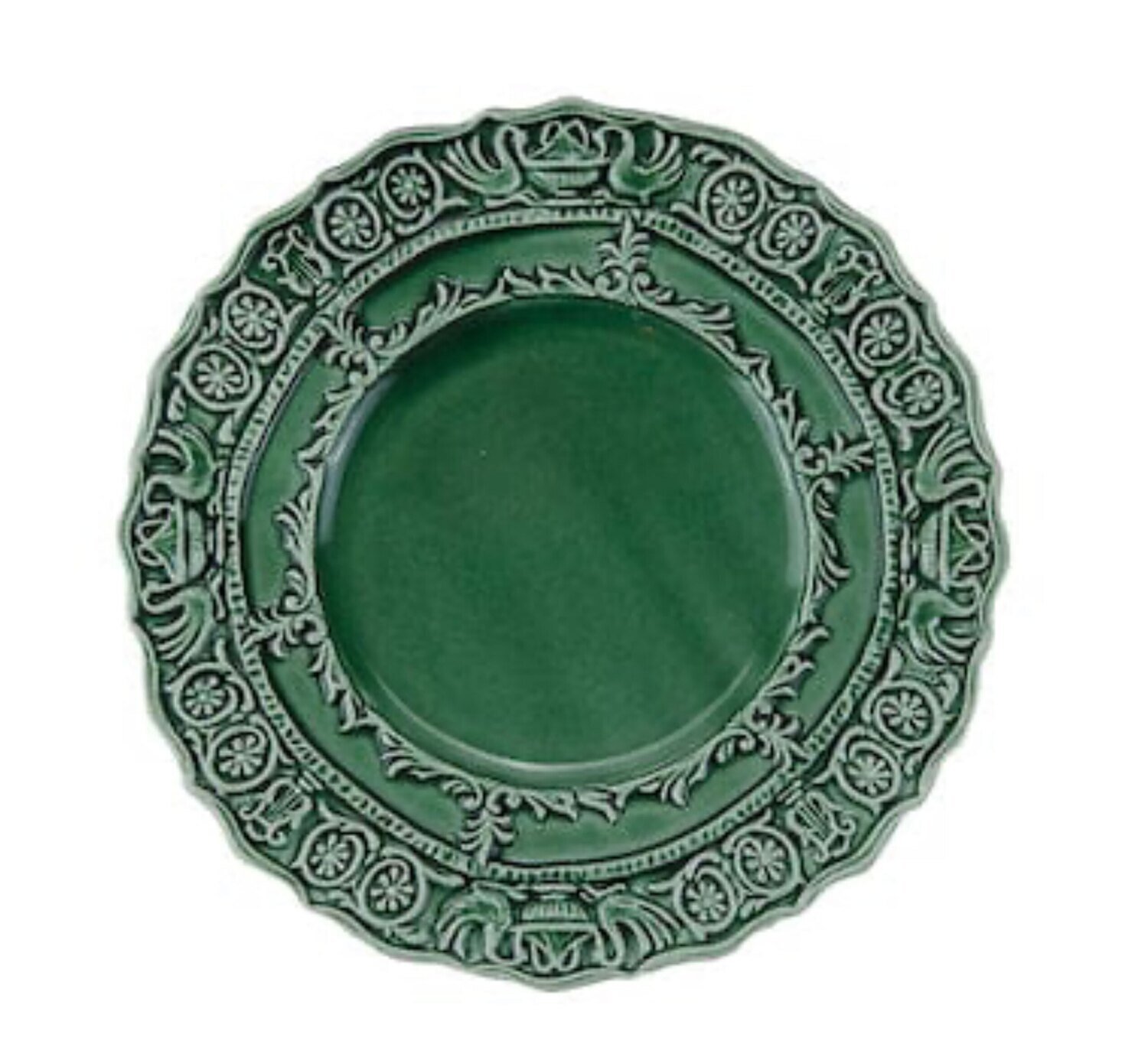 Arte Italica Renaissance Italian Green Bread Appetizer Plate REN504G