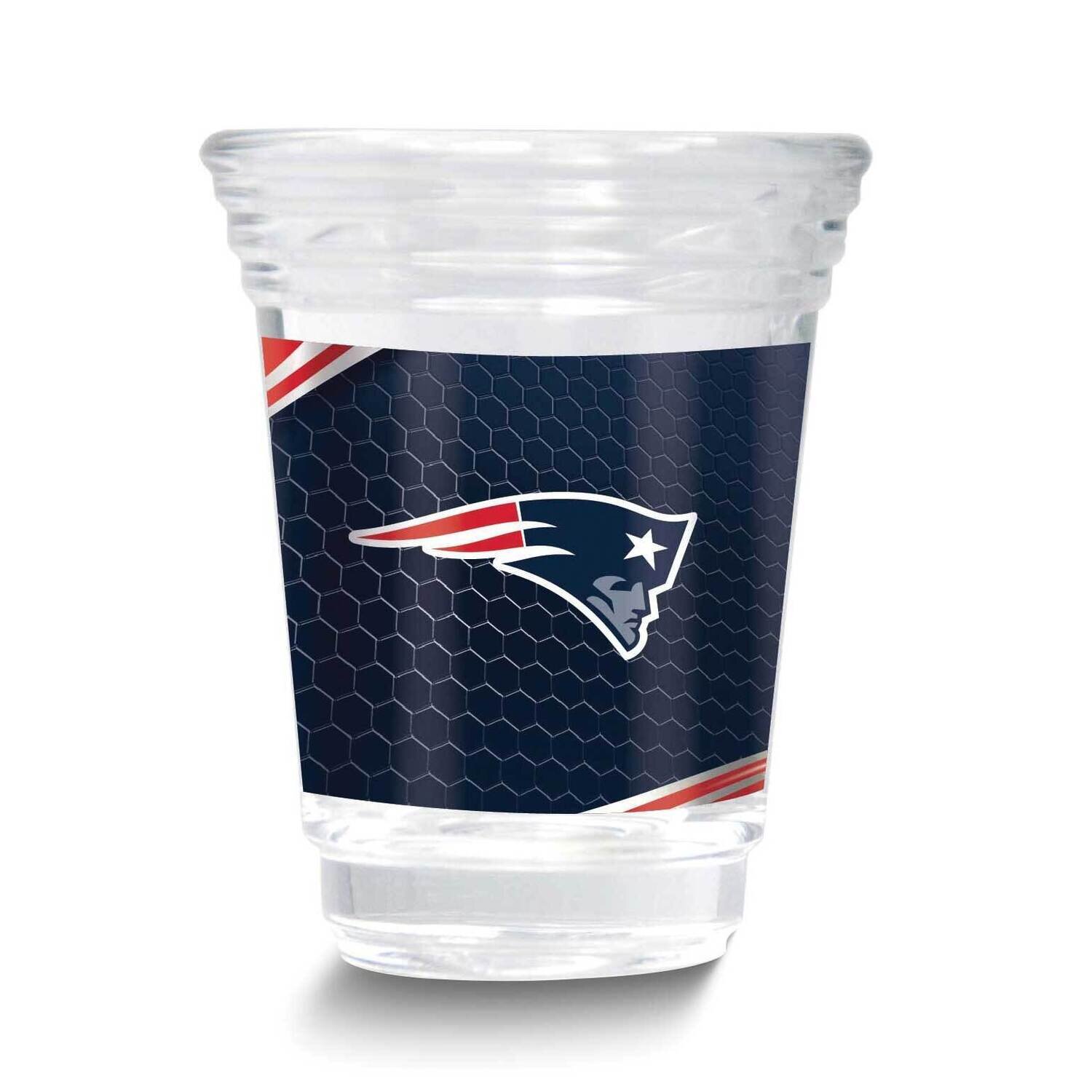 NFL New England Patriots 2oz Square Shot Glass GM26123-PAT, MPN: GM26123-PAT, 737538172953