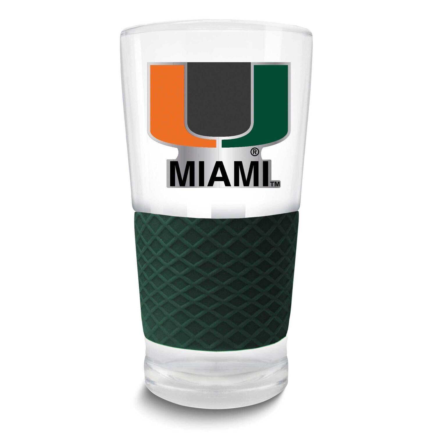 Collegiate Univeristy of Miami Score Pint Glass GM26126-UMF