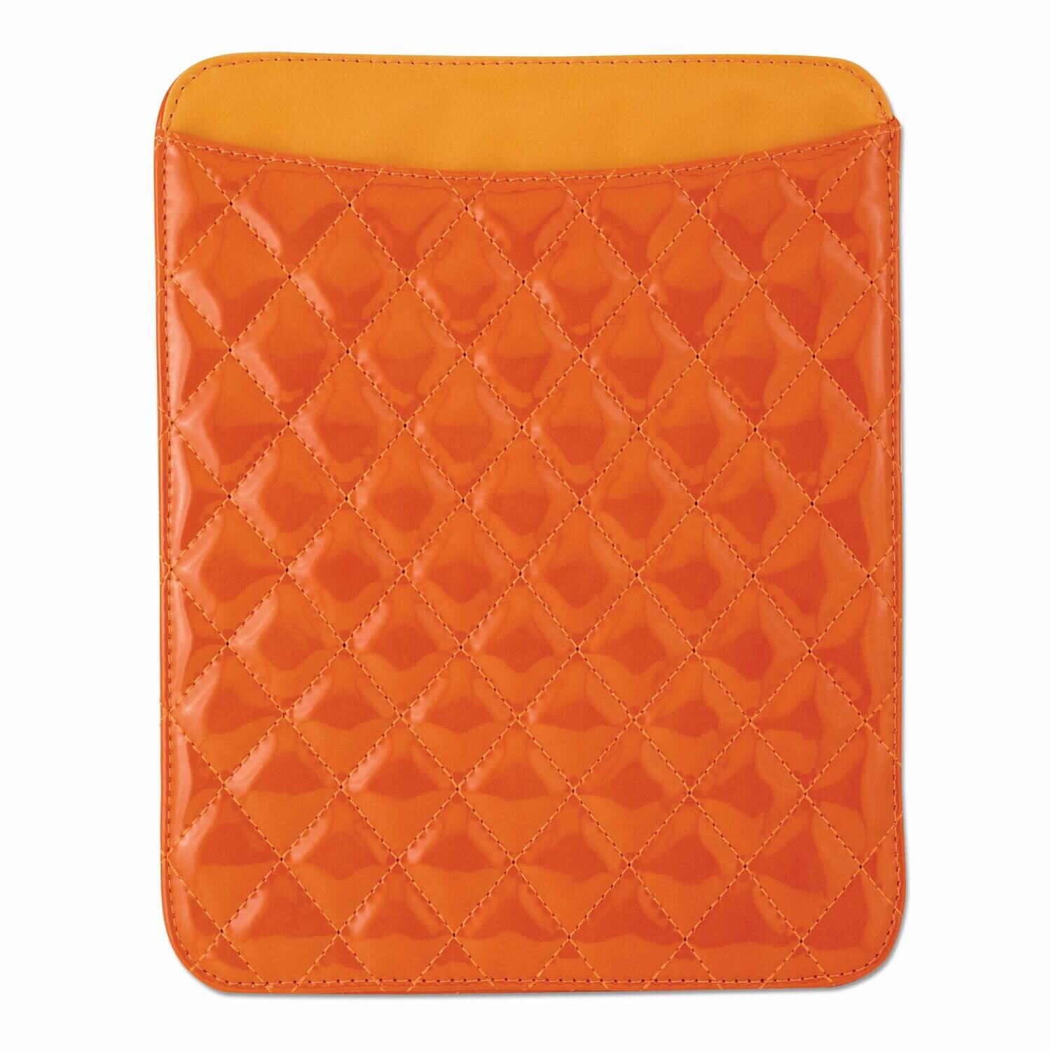 Orange Diamond Pattern Patent Polyurethane Tablet Holder GM8288, MPN: GM8288,