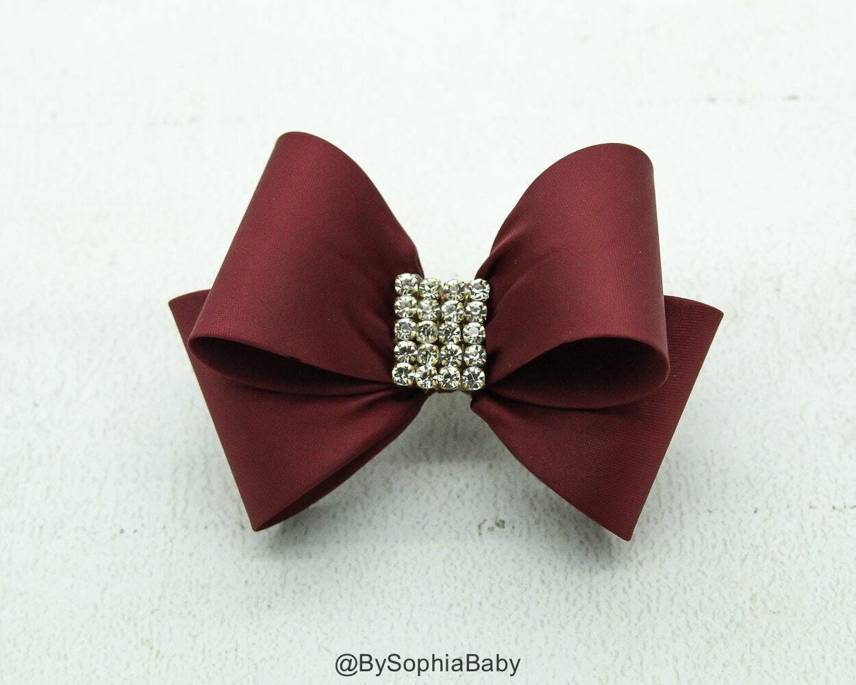 Burgundy Bow Bow Hair Clip Toddler Burgundy Hair Clip Girls Bow Hair Clip Big Bow Hair Clip Burgund…