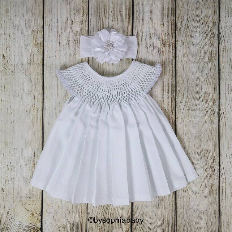 White Baby Dress Baptism Baby Dress Baby Girl Dress Set Cotton Baby Dress White Baby Dress Baby Girl Clothes Flower Girl Dress 1130