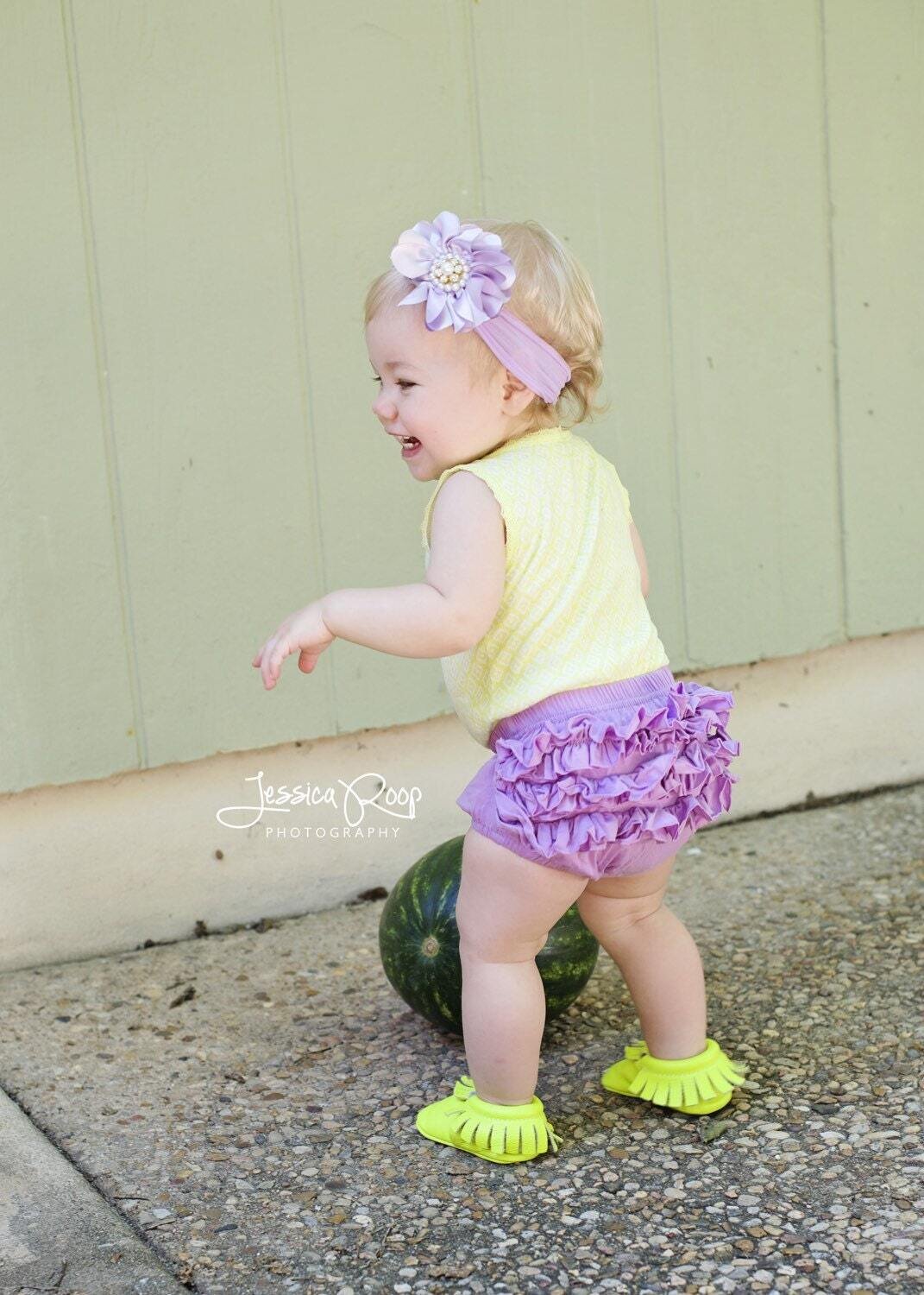 Baby Bloomers Lavender Ruffle Baby Bloomer Purple Baby Bloomers Lavender Purple Diaper Cover Baby Diaper Cover Cotton Bloomers 2221