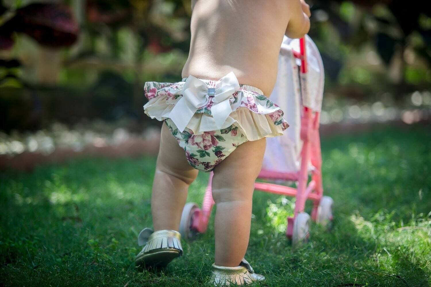 Floral Ruffle Back Bloomers and Headband Baby Flower Headband Floral Baby Bloomers Baby Summer Set …