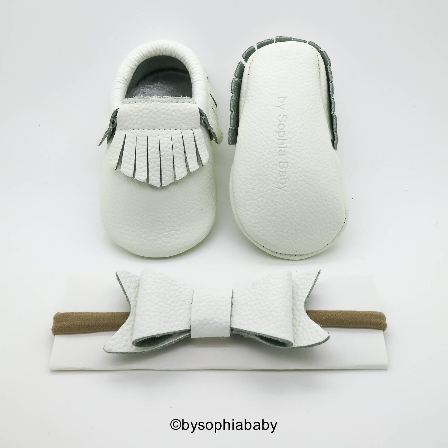White Baby Moccasins Tassel Fringe Moccasins Baby Leather Shoes Genuine Leather Moccs Toddler Mocca…