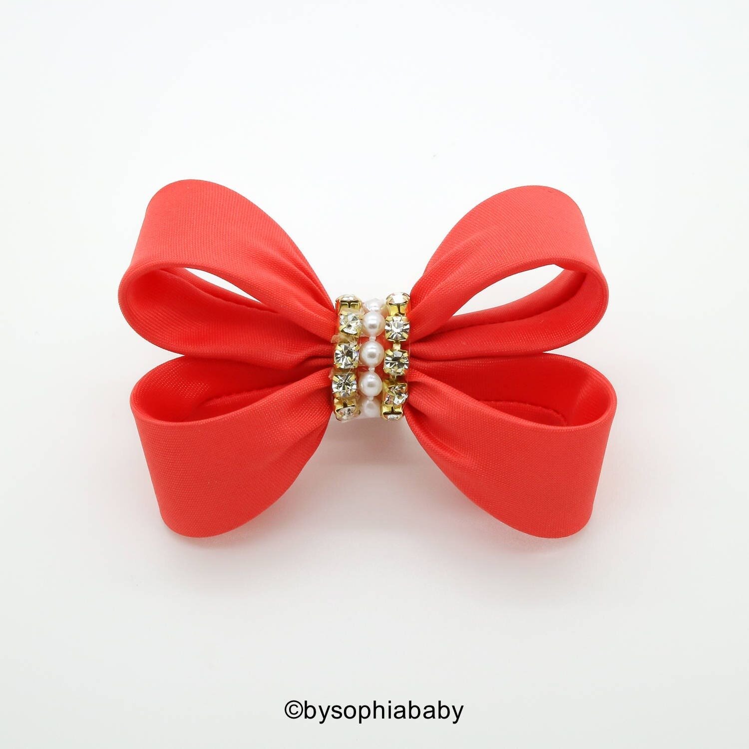 Baby Hair Clip Coral Bow Hair Clip Coral Hair Clip Toddler Coral Hair Clip Girls Bow Hair Clip Big …