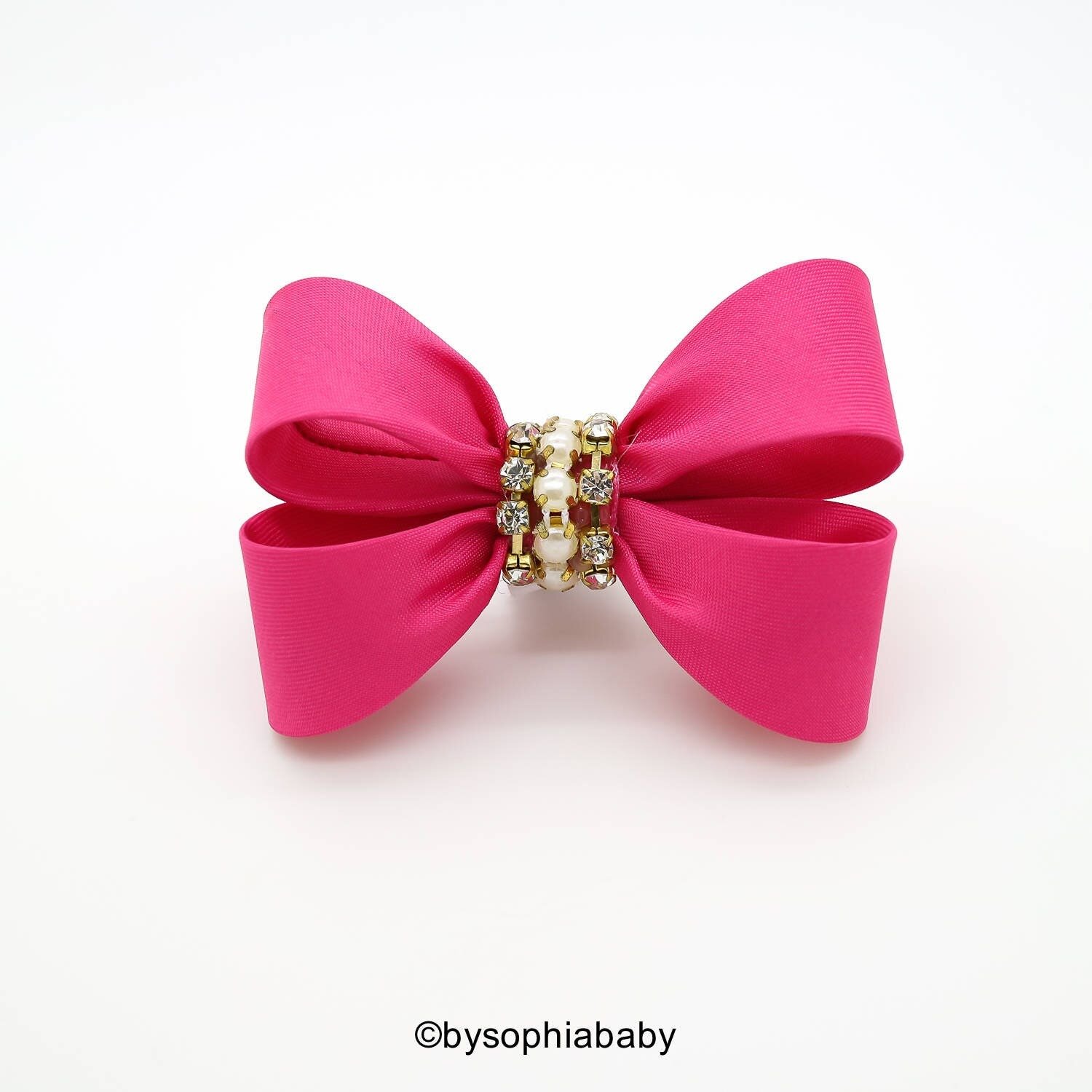 Baby Hair Clip Hot Pink Bow Hair Clip Hot Pink Hair Clip Toddler Pink Hair Clip Girls Bow Hair Clip…