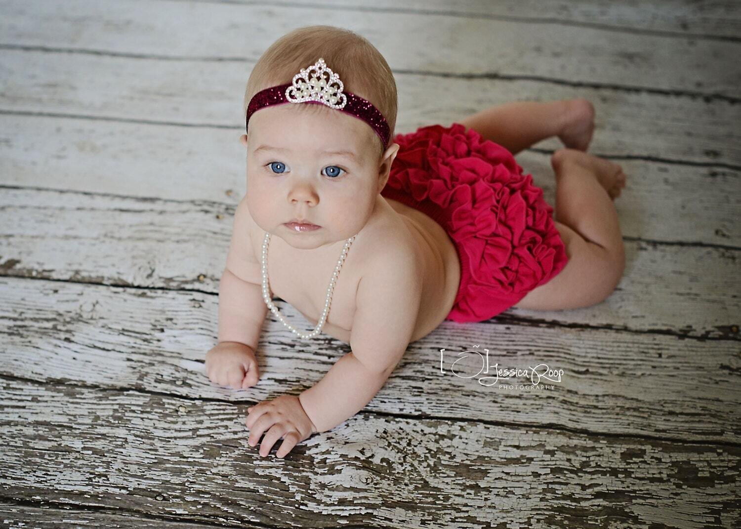 Baby Headband Princess Tiara Headband Baby Tiara Princess Headband Crown Hot Pink Crown Headband Pi…