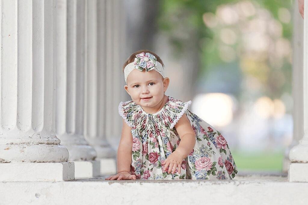 Baby Dress Baby Tea Party Dress Baby Girl Dress Flower Girl Dress Baby Floral Dress Baby Girl Clothes Baby Floral Dress 1130