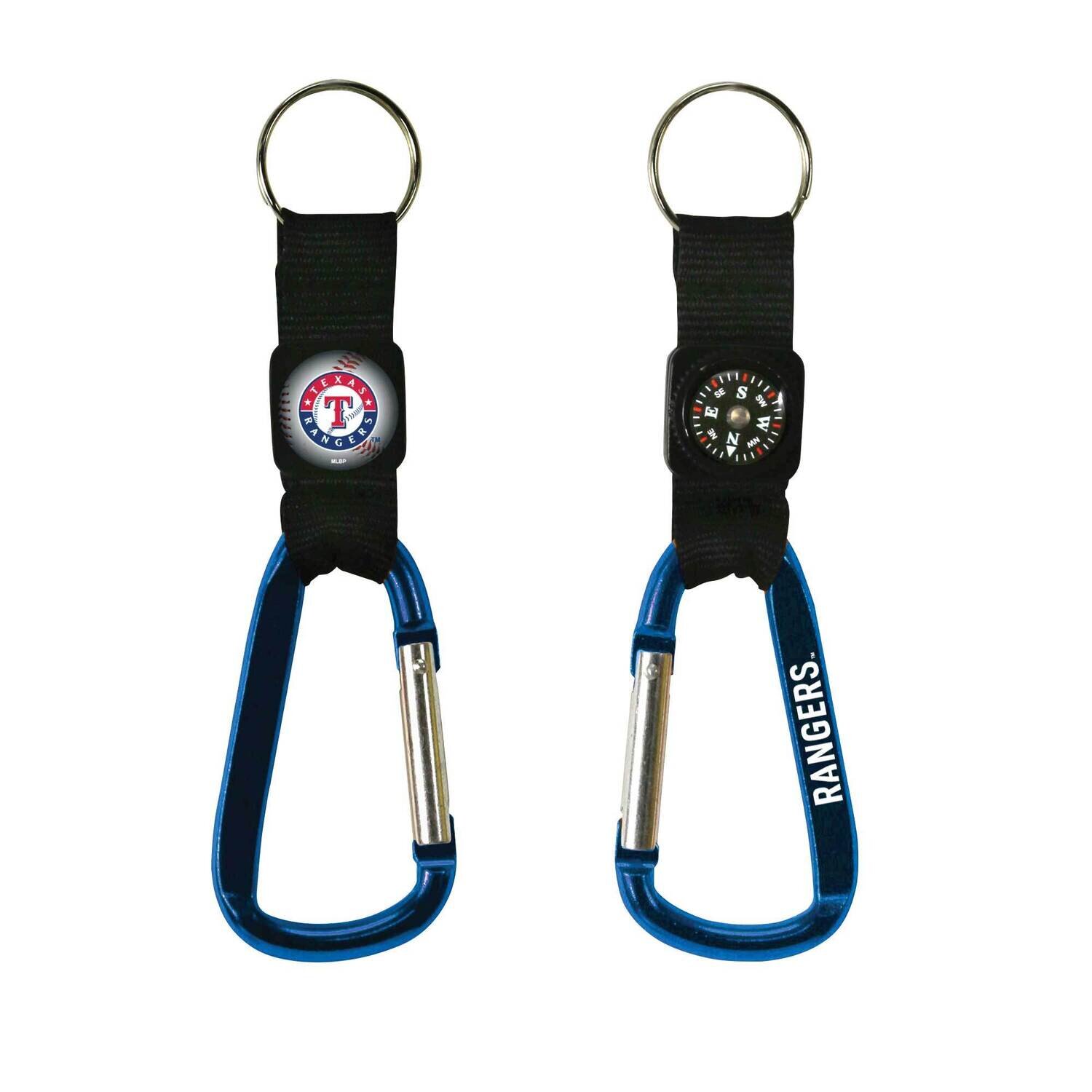 MLB Texas Rangers Navi-Biner Key Ring by Rico Industries GC6298