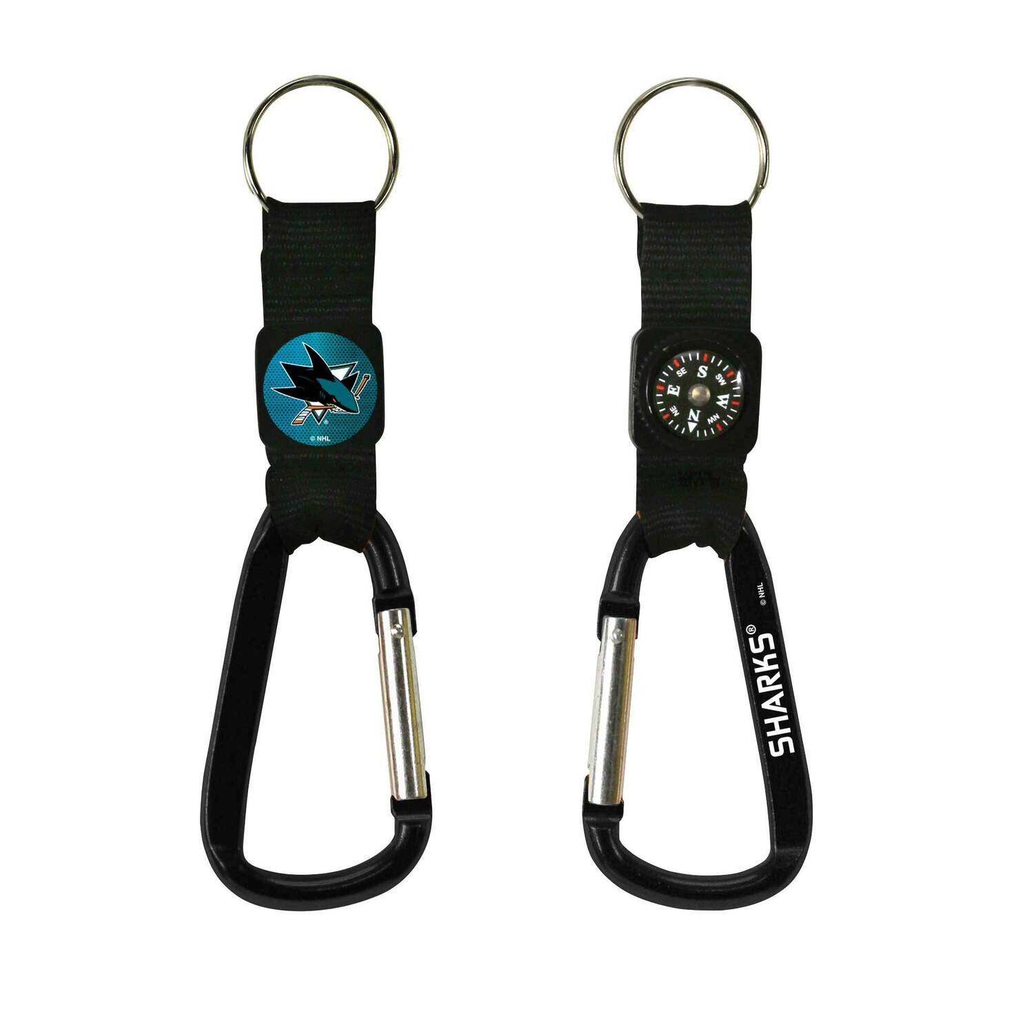 NHL San Jose Sharks Navi-Biner Key Ring by Rico Industries GC6359