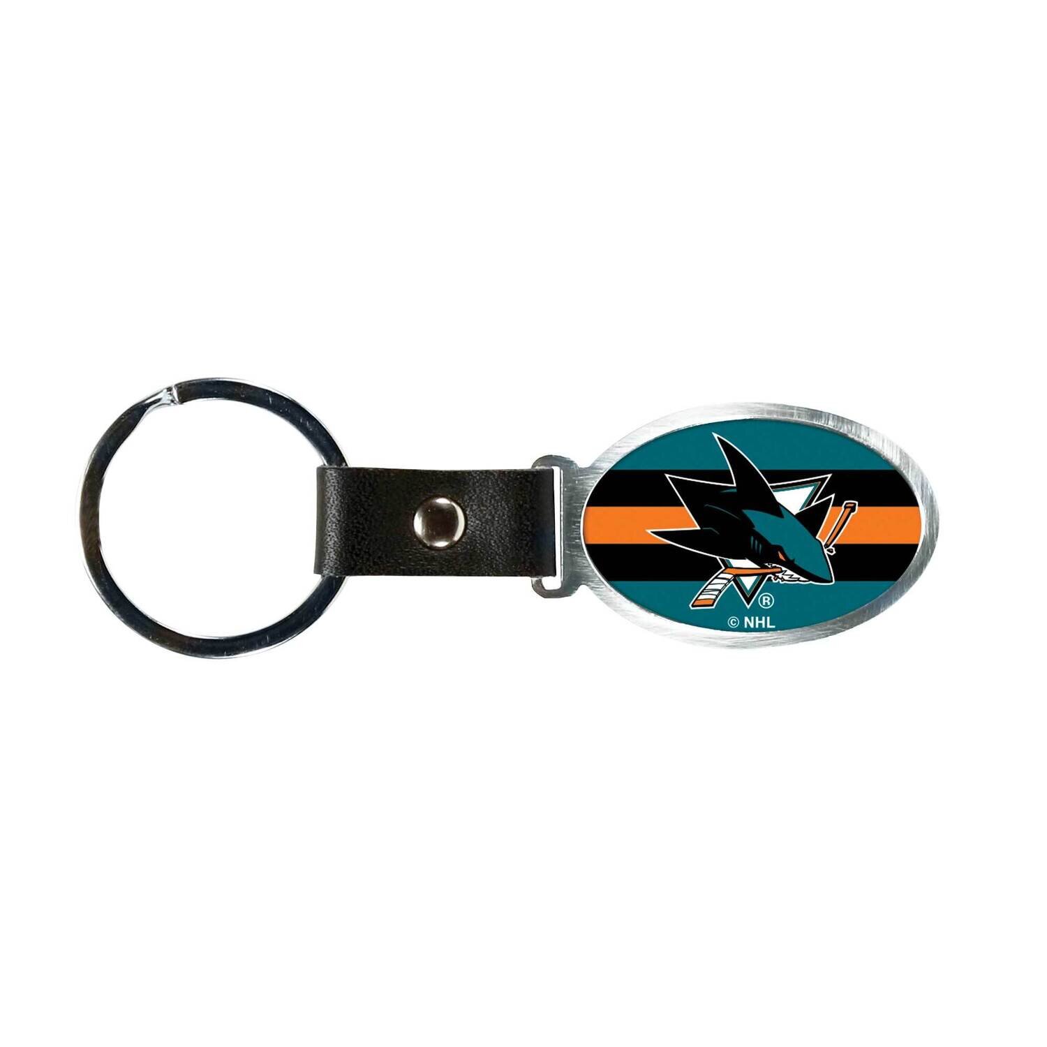 NHL San Jose Sharks Accent Key Ring by Rico Industries GC6394