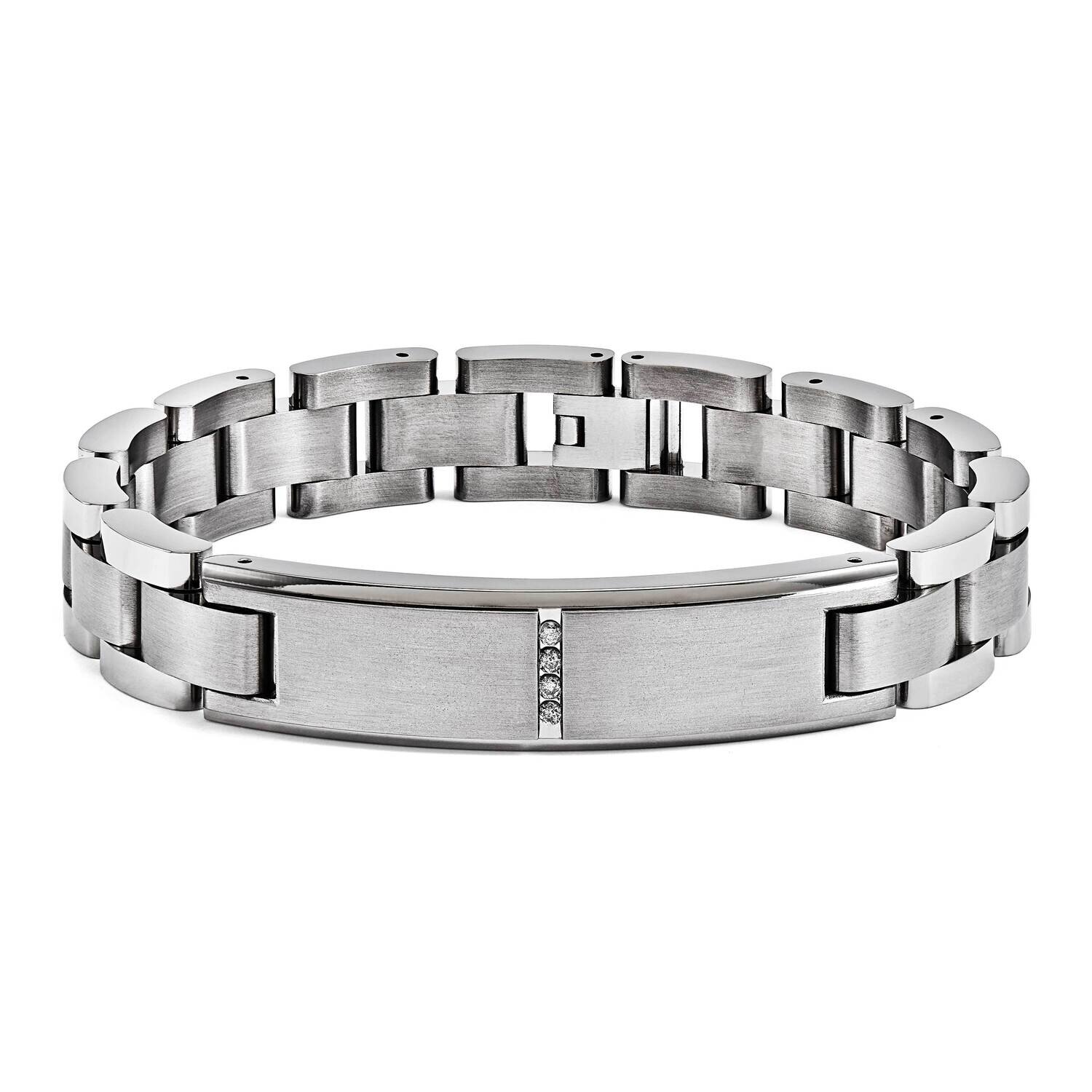 Titanium .10 TCW Diamond Bracelet GTB223-8.25