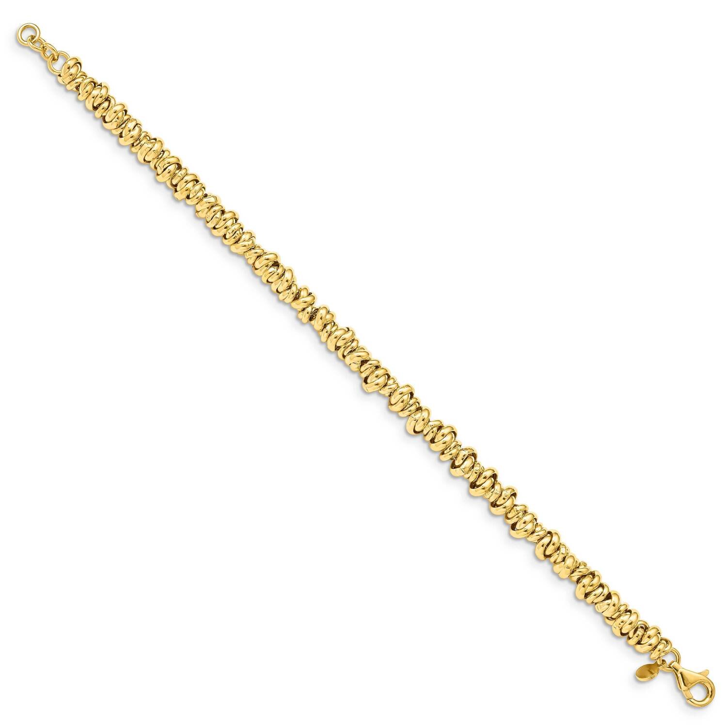 Sterling Silver NodinoLove Knot Link Bracelet-Yel-7 1/4 J354599240000