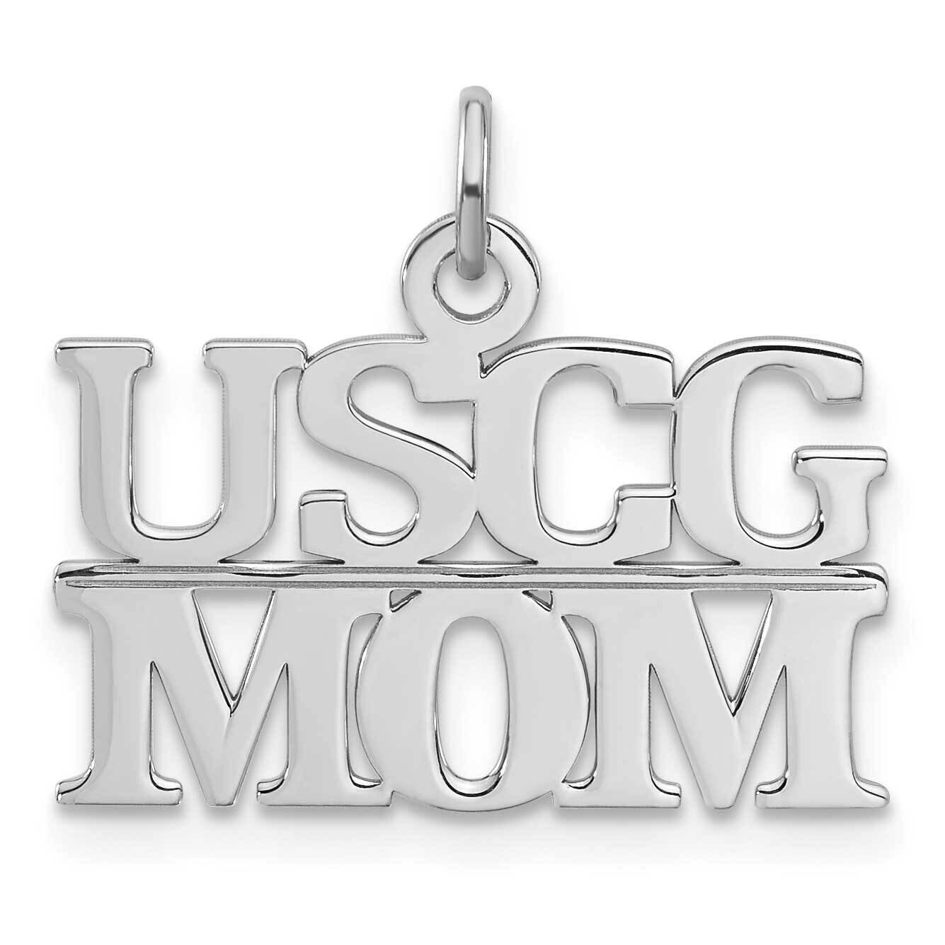 Sterling Silver USCG MOM Charm MIL3-SS
