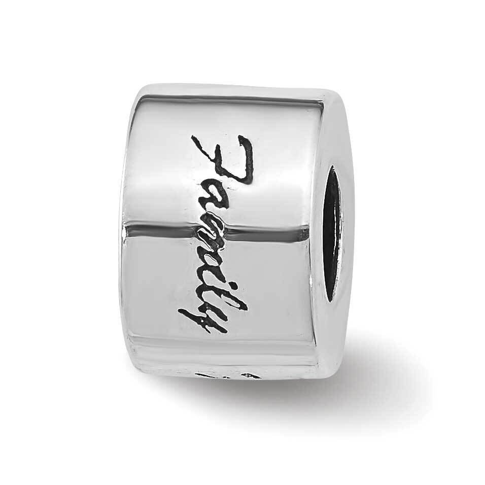 Sterling Silver Reflections FAMILY Bead QRS3037