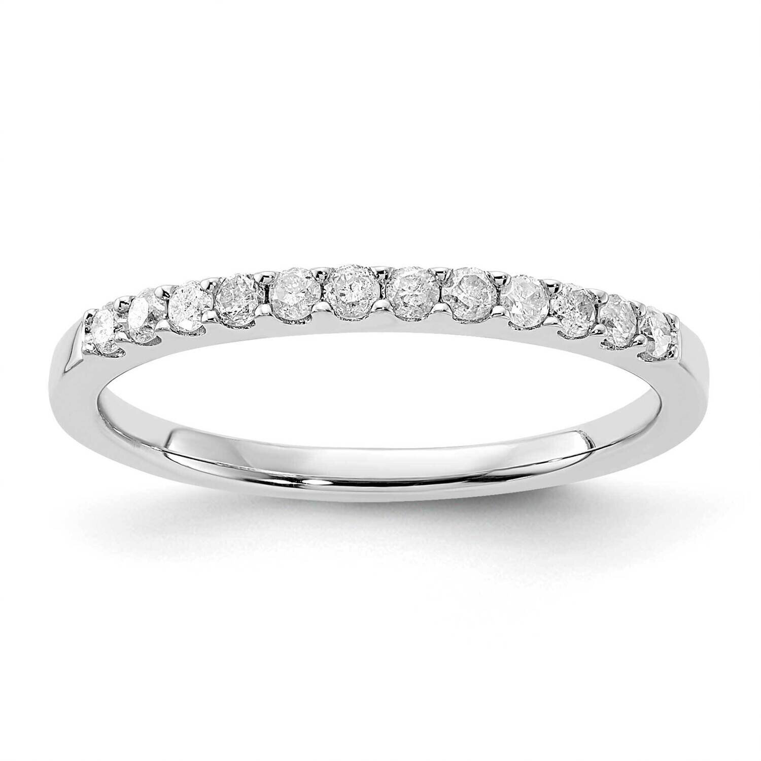 Sterling Silver Diamond Wedding Band RDB2656W-SSBB-5