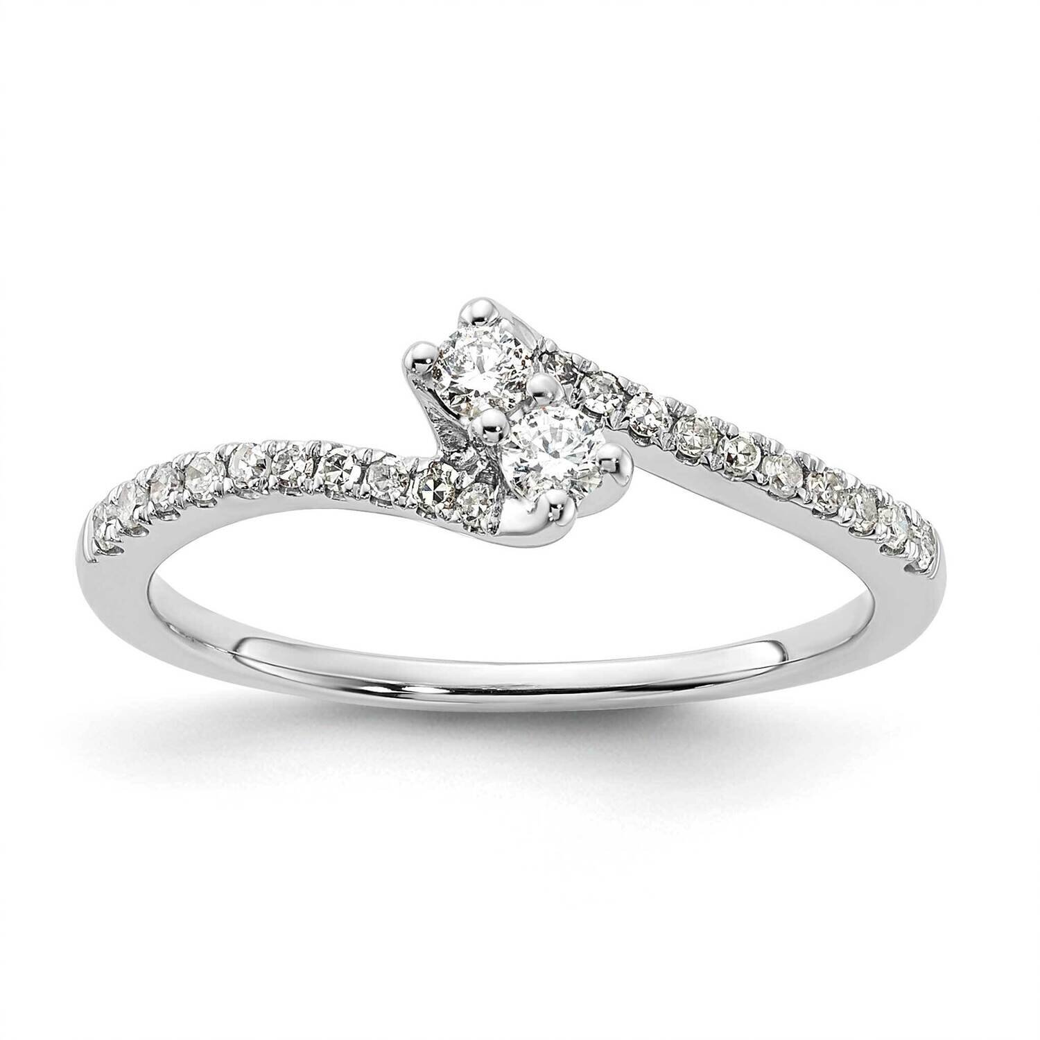 10k Gold White Gold Diamond Promise Ring RDS2264ERSP12F-0WAS3