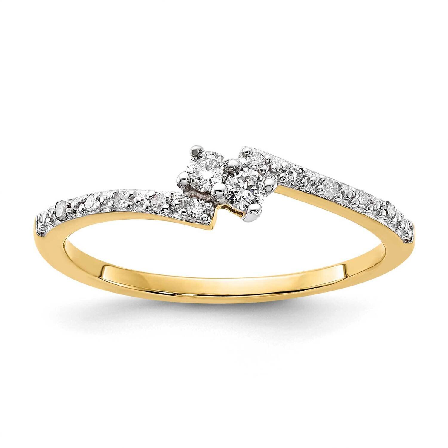 10k Gold Diamond Fashion Ring RLD4043-0YABS45