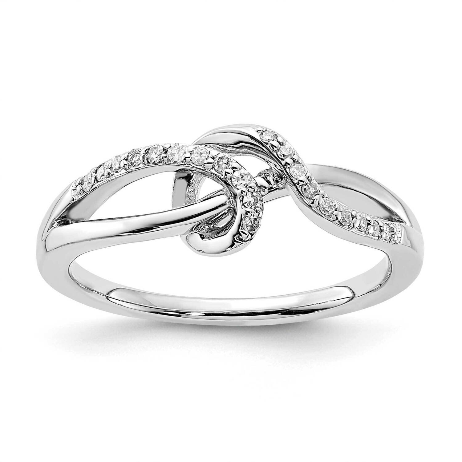 Sterling Silver Diamond Fashion Ring RLD3678-SSS43-7
