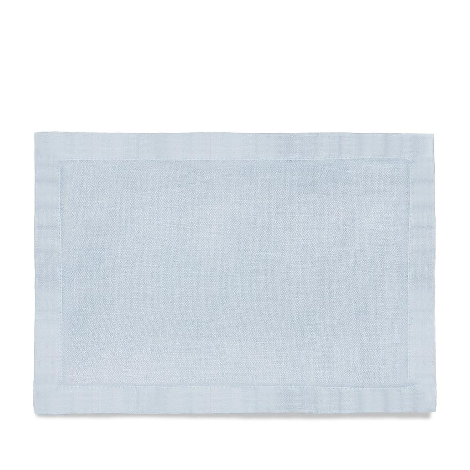 L&#39;Objet Linen Sateen Placemats Set of 4 Light Blue LN4710, MPN: LN4710,