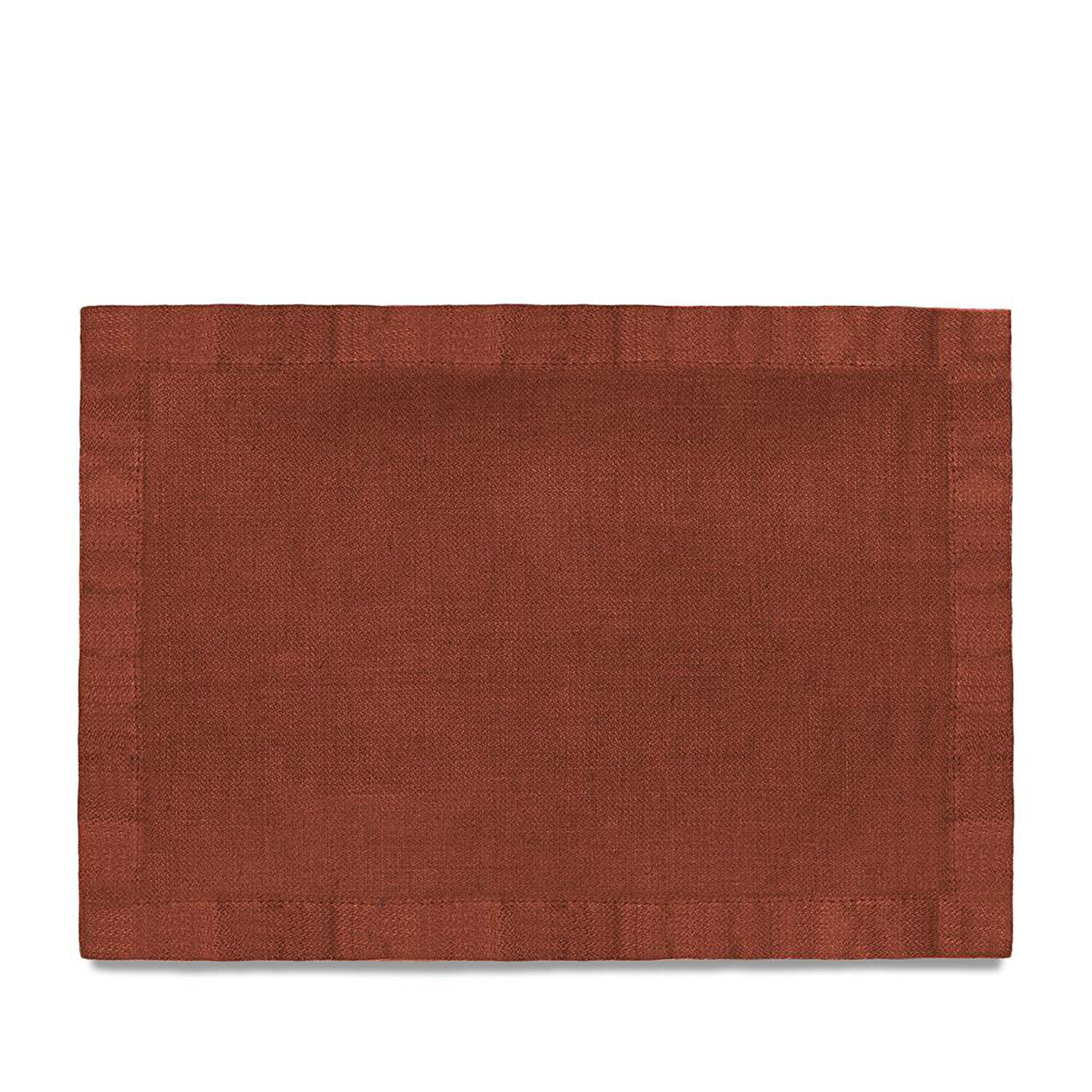 L&#39;Objet Linen Sateen Placemats Set of 4 Brick LN5010, MPN: LN5010,