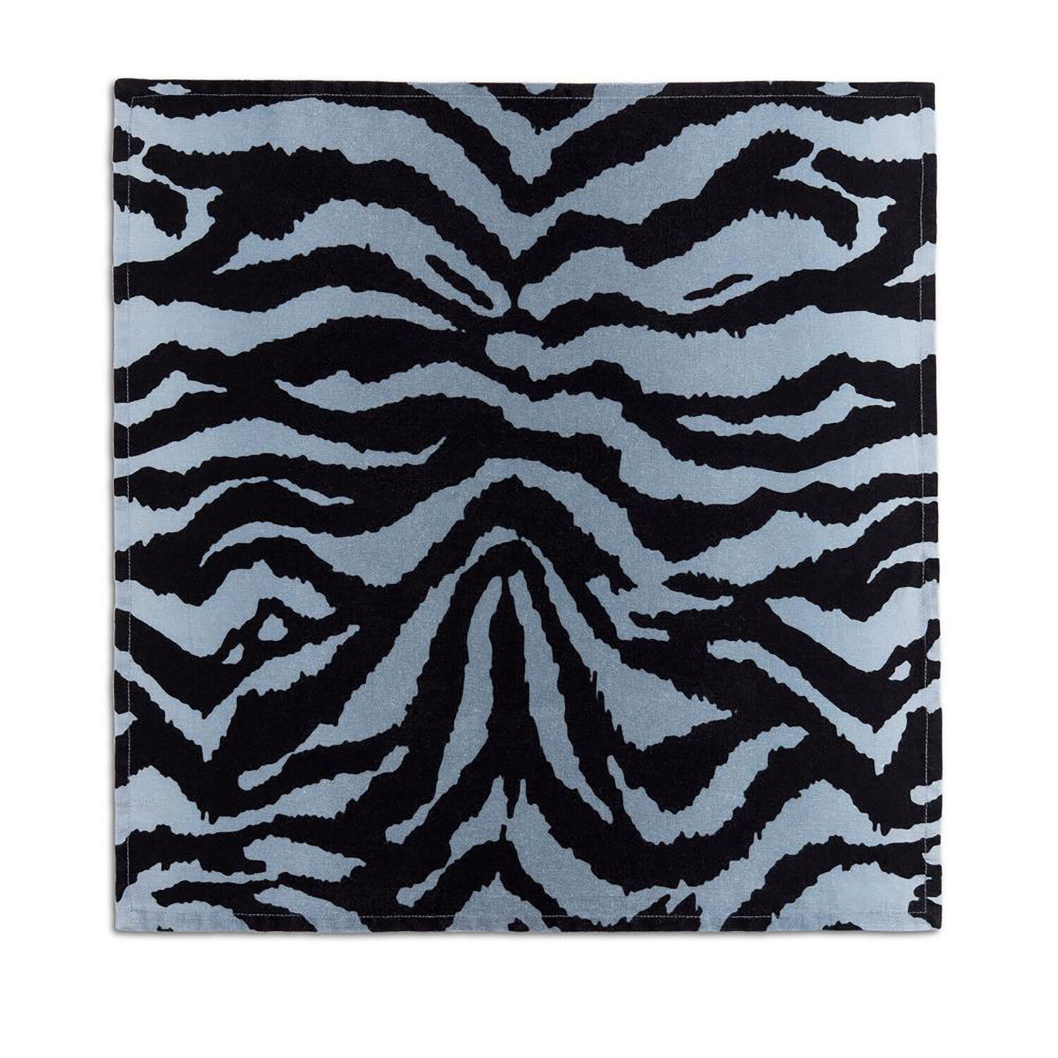 L&#39;Objet Linen Sateen Tiger Napkins Set of 4 Blue LN5911, MPN: LN5911,