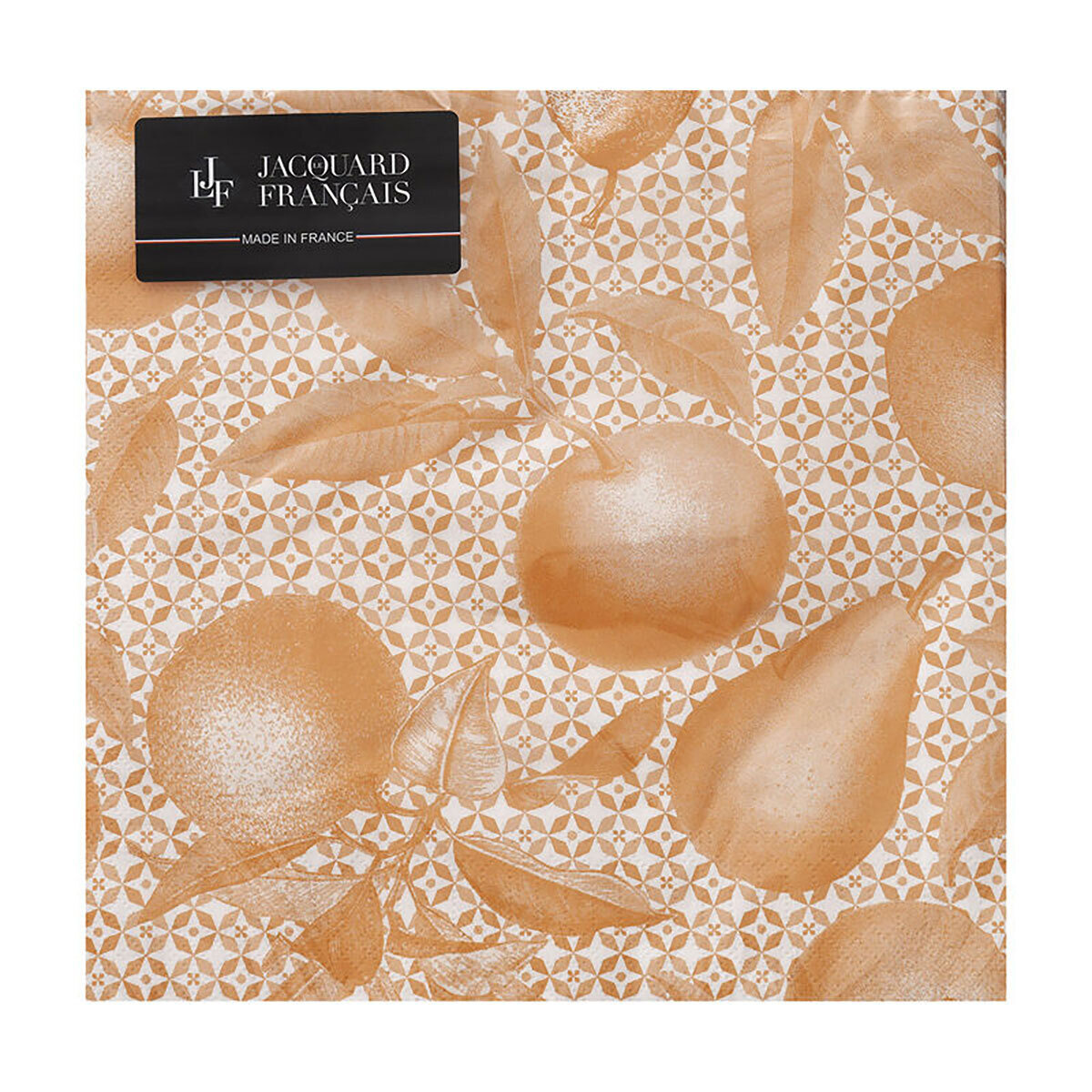 Le Jacquard Francais Arriere-Pays Orange Paper Napkin 16 x 16 Inch 27429 Set of 4, MPN: 27429, 3660…