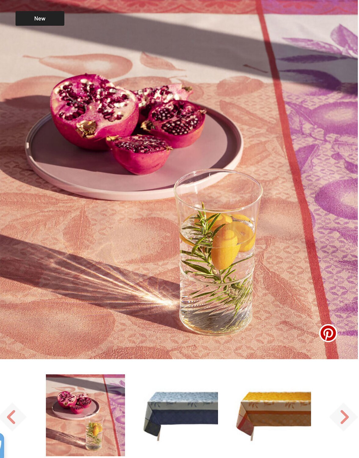 Le Jacquard Francais Arriere-Pays Pink Paper Napkin 16 x 16 Inch 27529 Set of 4, MPN: 27529, 366026…