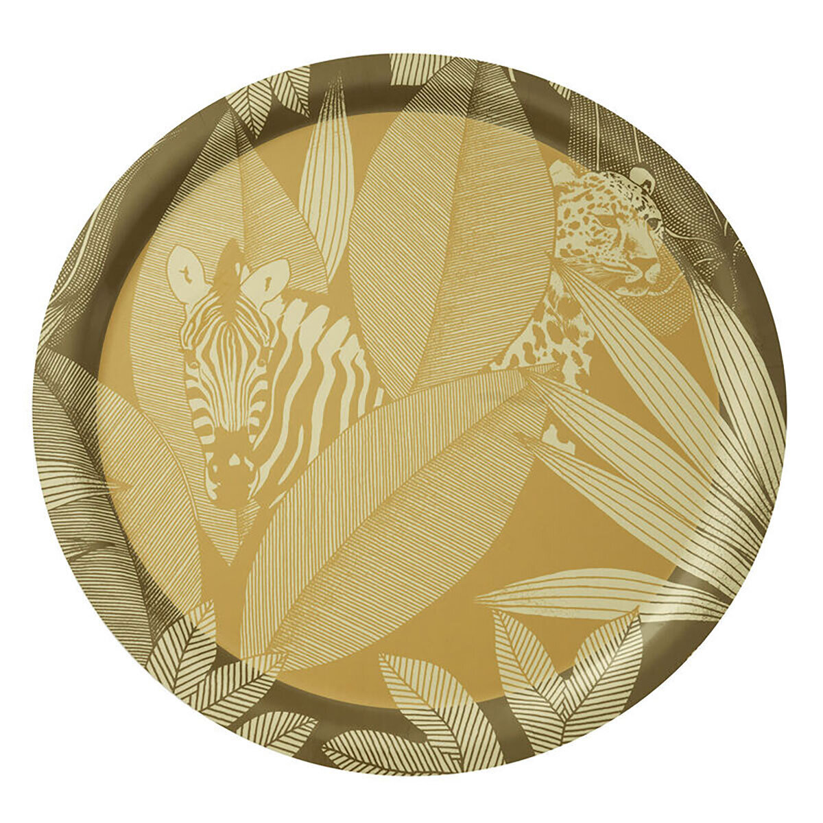 Le Jacquard Francais Nature Sauvage Yellow Tray 19 Inch 27535