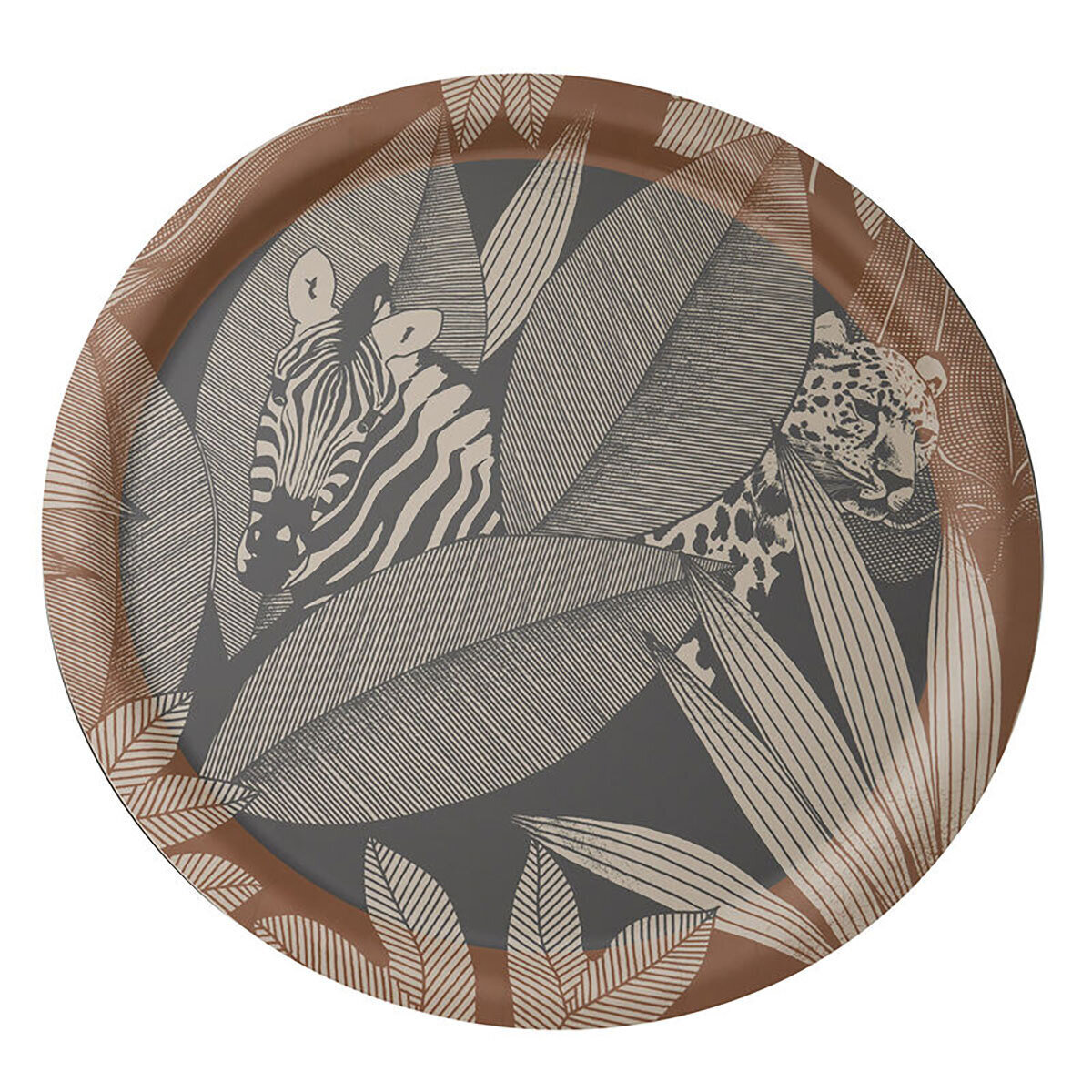 Le Jacquard Francais Nature Sauvage Grey Tray 19 Inch 27534, MPN: 27534, 3660269275341