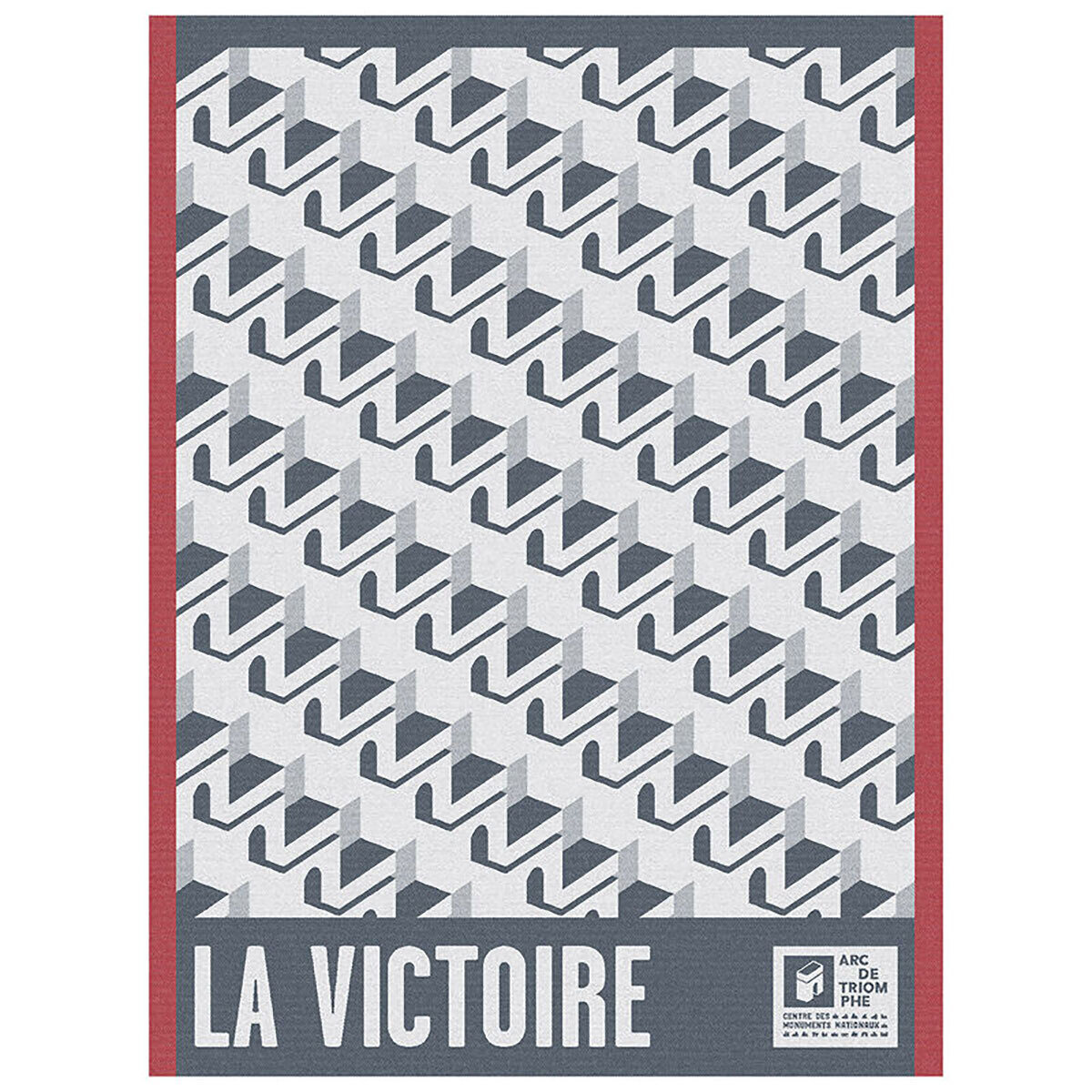 Le Jacquard Francais Arc Victoire Blue Tea Towel 24 x 31 Inch 27627 Set of 4