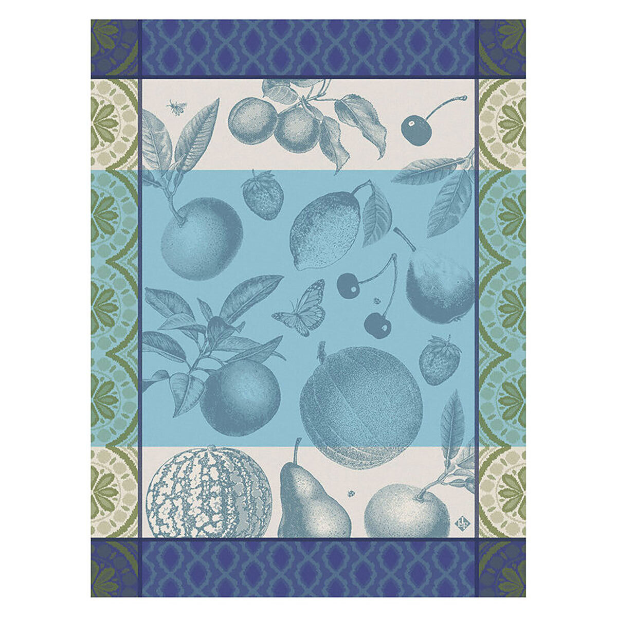 Le Jacquard Francais Arriere-Pays Blue Tea Towel 24 x 31 Inch 27416 Set of 4, MPN: 27416, 366026927…