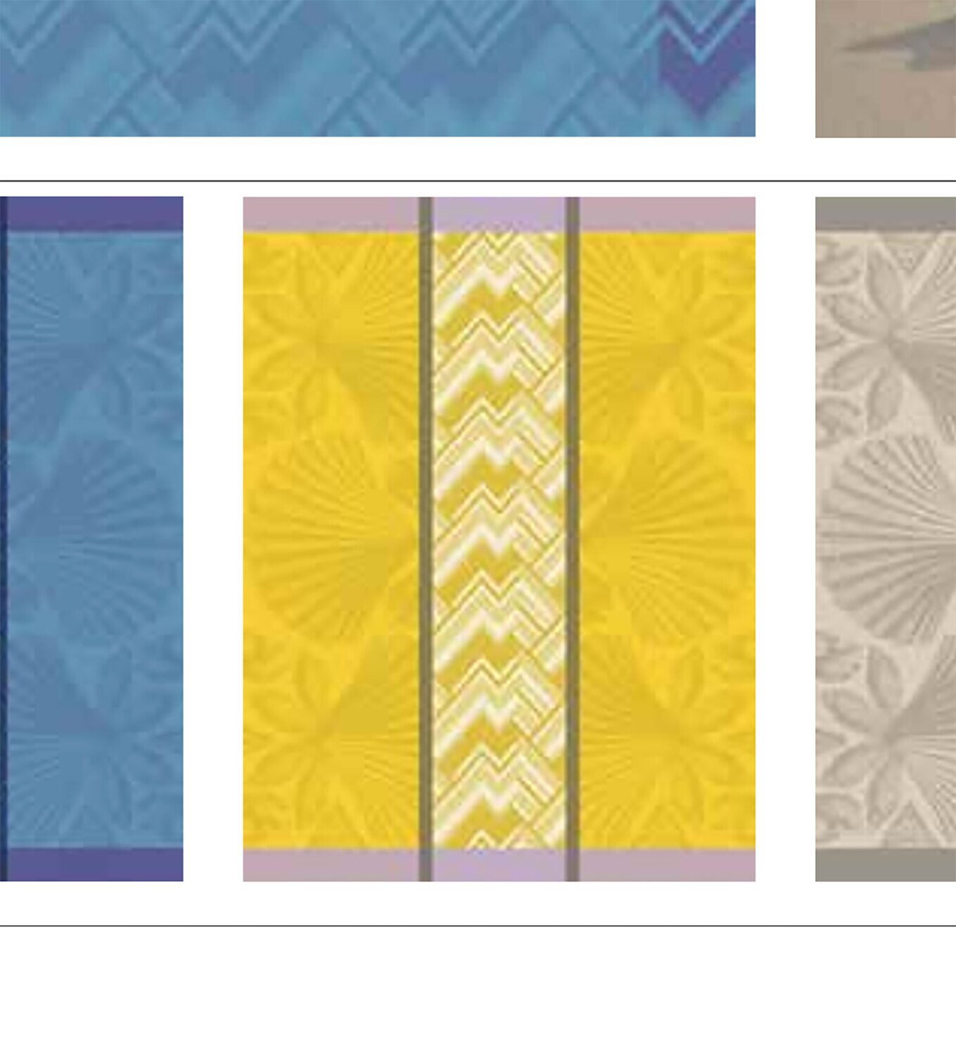 Le Jacquard Francais Coquillages Yellow Tea Towel 24 x 31 Inch 27514 Set of 4, MPN: 27514, 36602692…