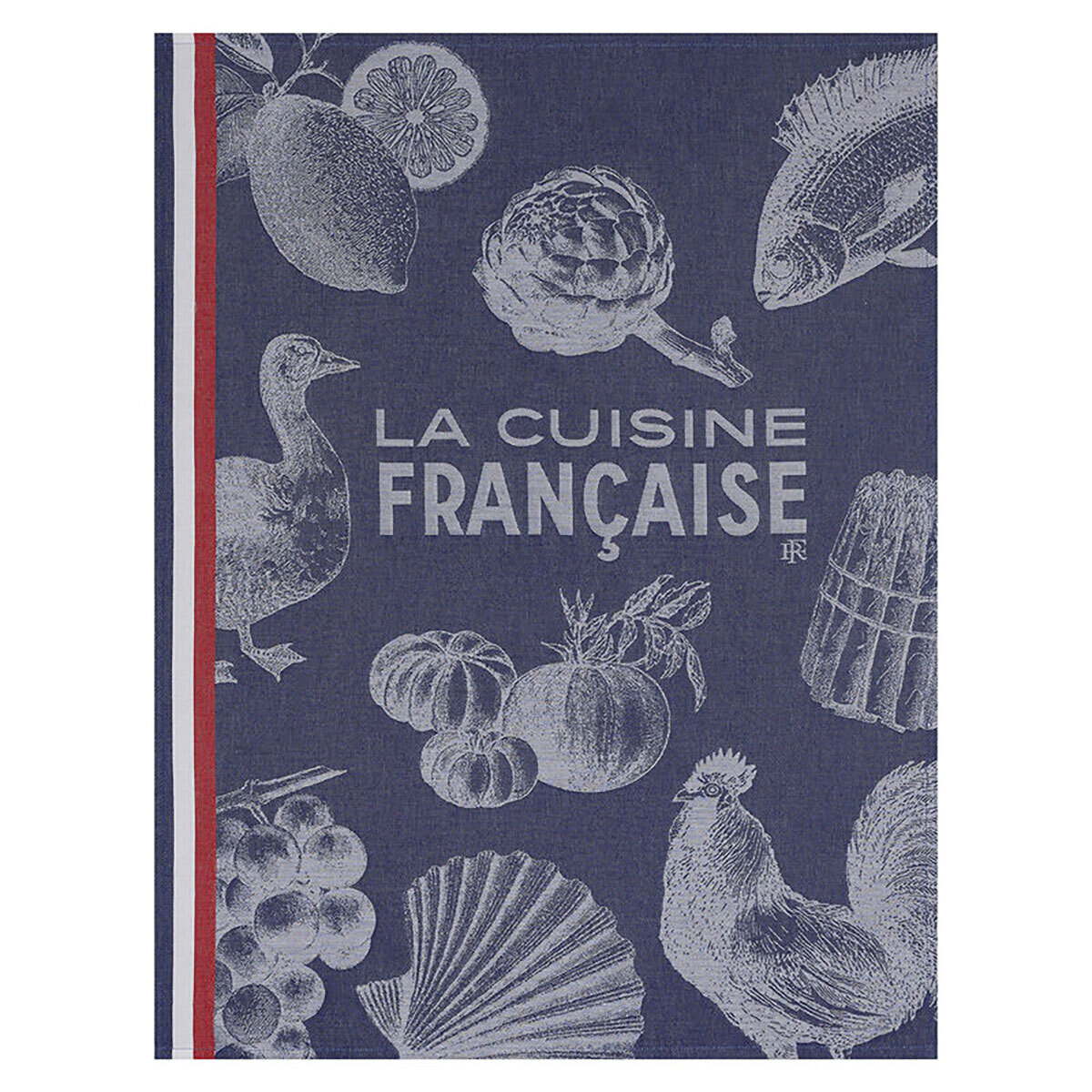 Le Jacquard Francais Gastronomie Blue Tea Towel 24 x 31 Inch 27479 Set of 4, MPN: 27479, 3660269274…