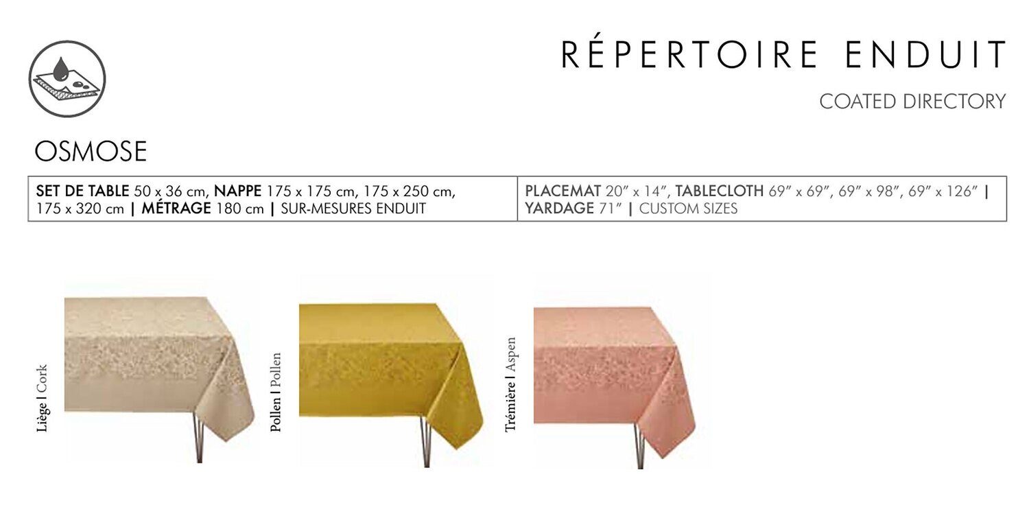 Le Jacquard Francais Osmose Aspen Coated Yardage 71 Inch (Per Meter) 26622, MPN: 26622, 36602692662…