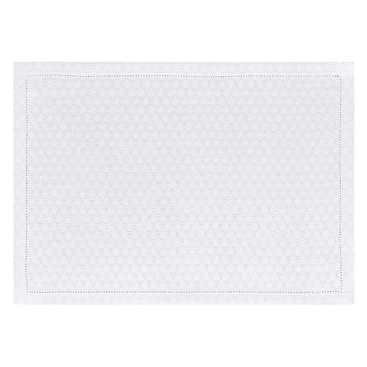 Le Jacquard Francais Portofino Geo White Placemat 20 x 14 Inch 27370 Set of 4, MPN: 27370, 36602692…