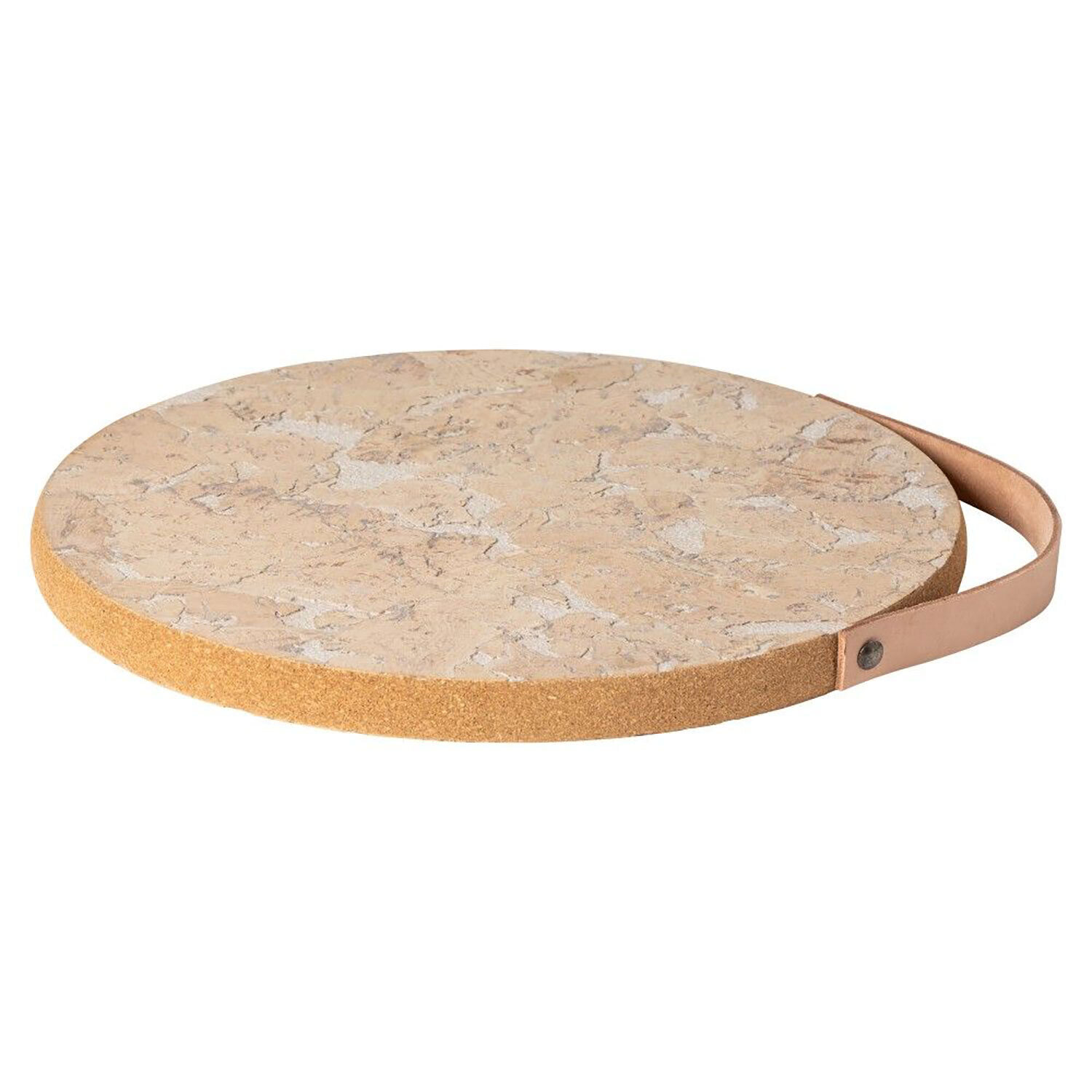 Casafina Cork White Natural Cork Trivet 30 With Leather Handle CFO0021-WN Set of 2, MPN: CFO0021-WN…