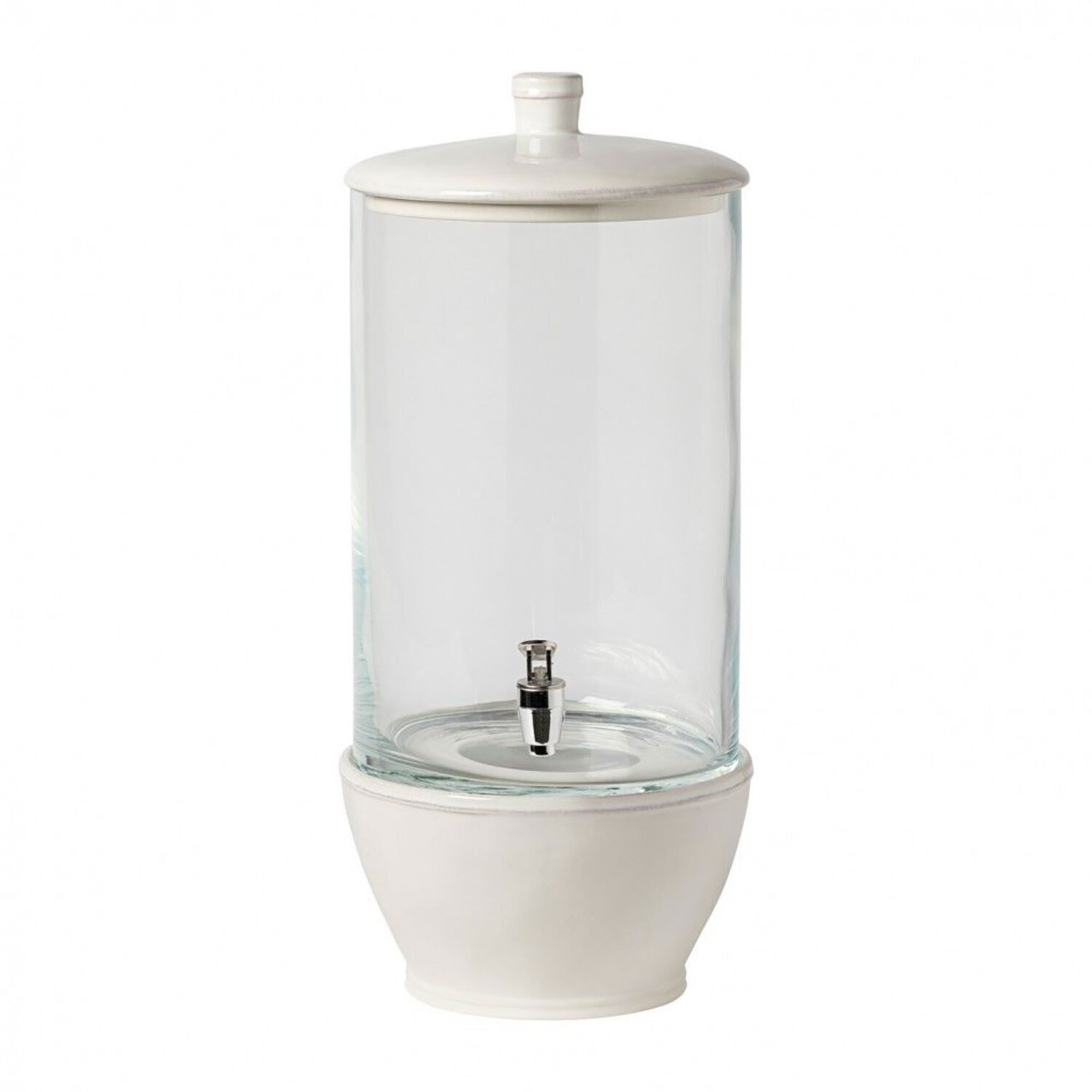 Casafina Fontana White Glass Drink Dispenser With Stand FT360-WHI, MPN: FT360-WHI, 840289092767