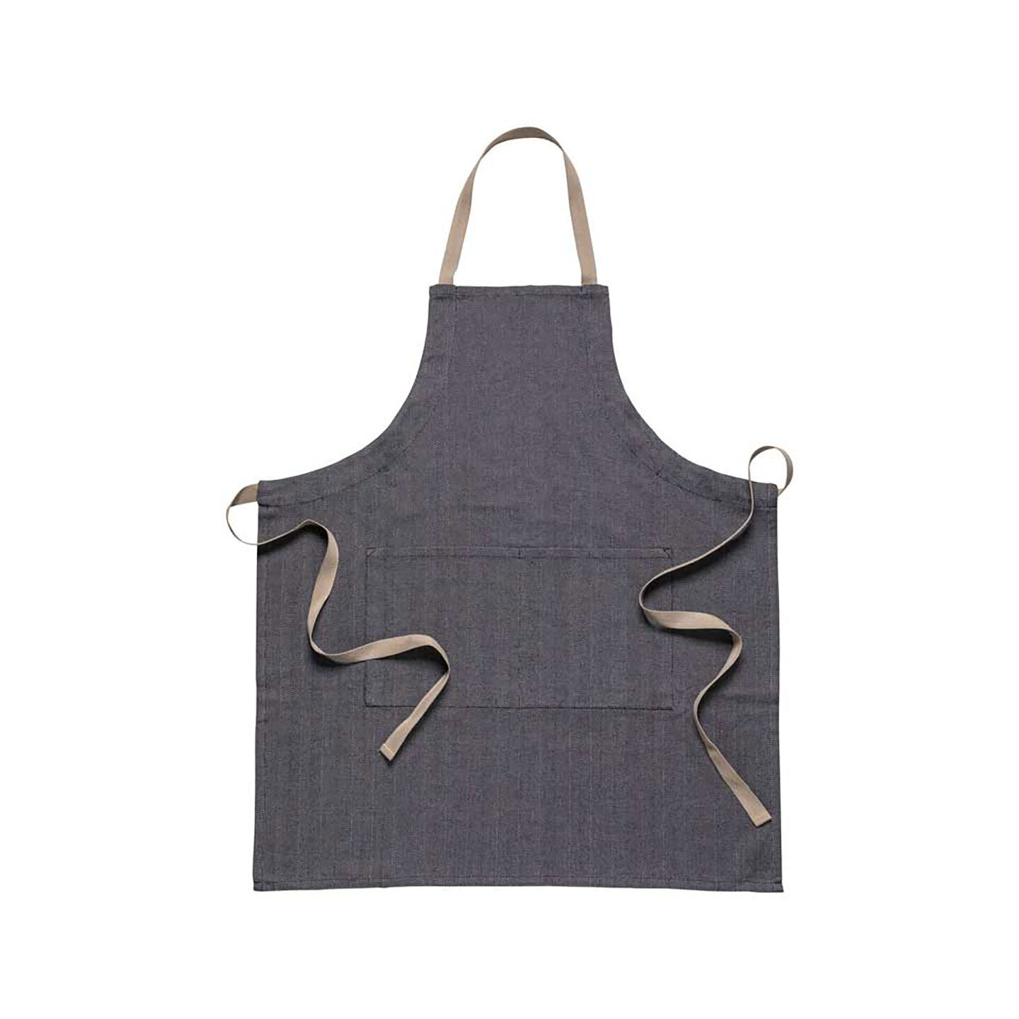 Casafina Kitchen Textiles Alessa Black Kitchen Apron 100% Cotton TX0237-ABK Set of 2, MPN: TX0237-A…